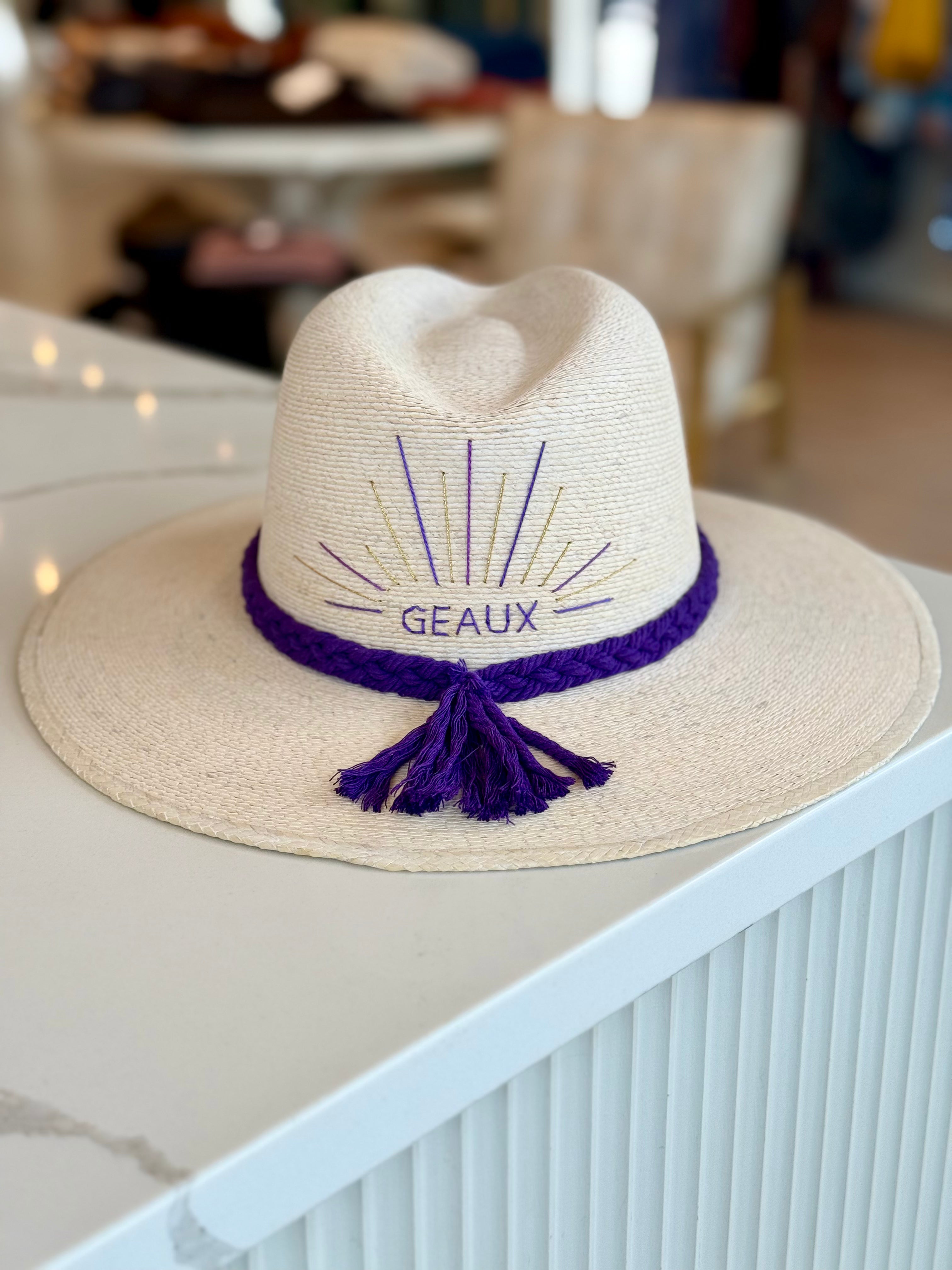Palm Hat - Purple Geaux
