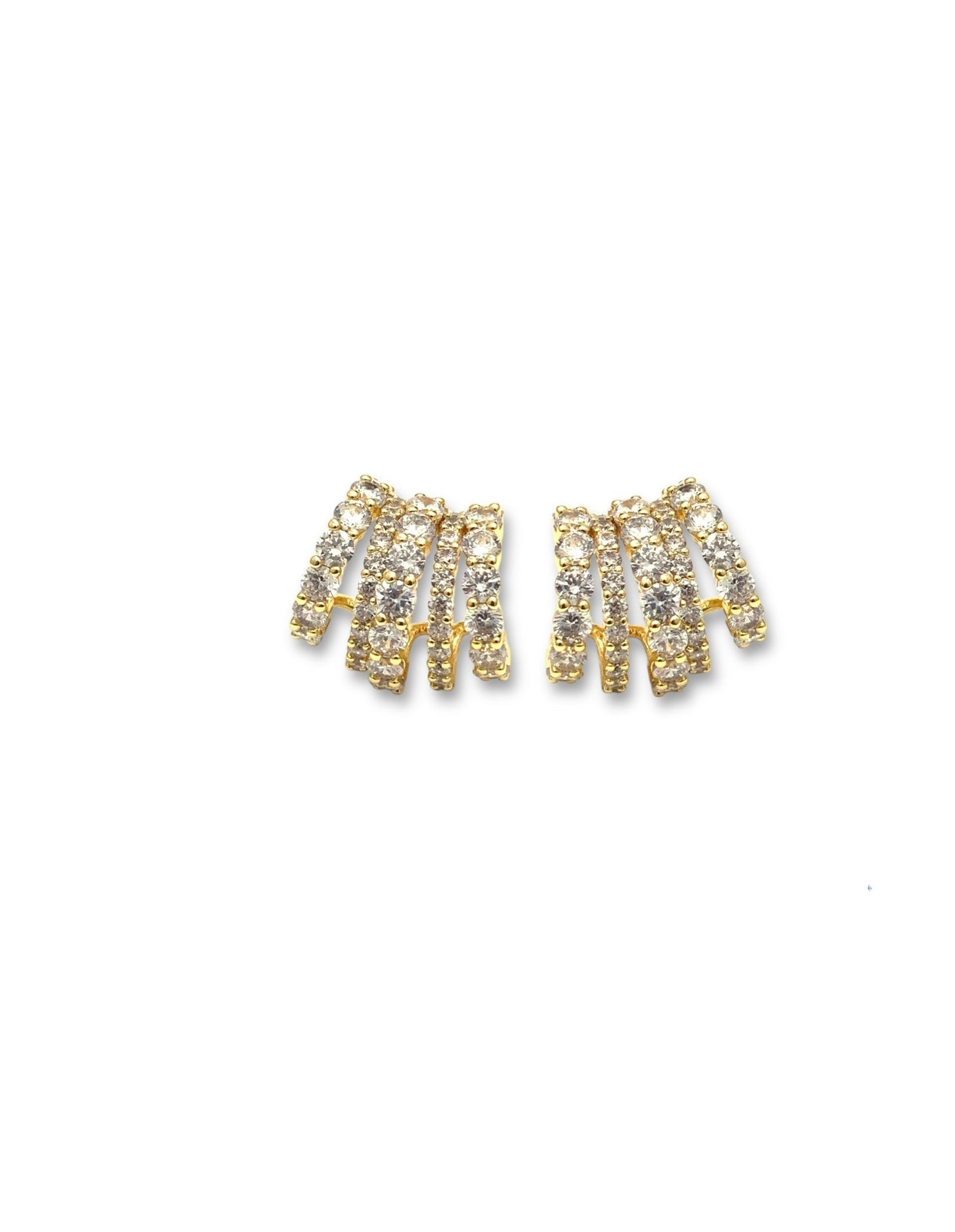 Te0048 Quintuple Hoop - Yellow Gold