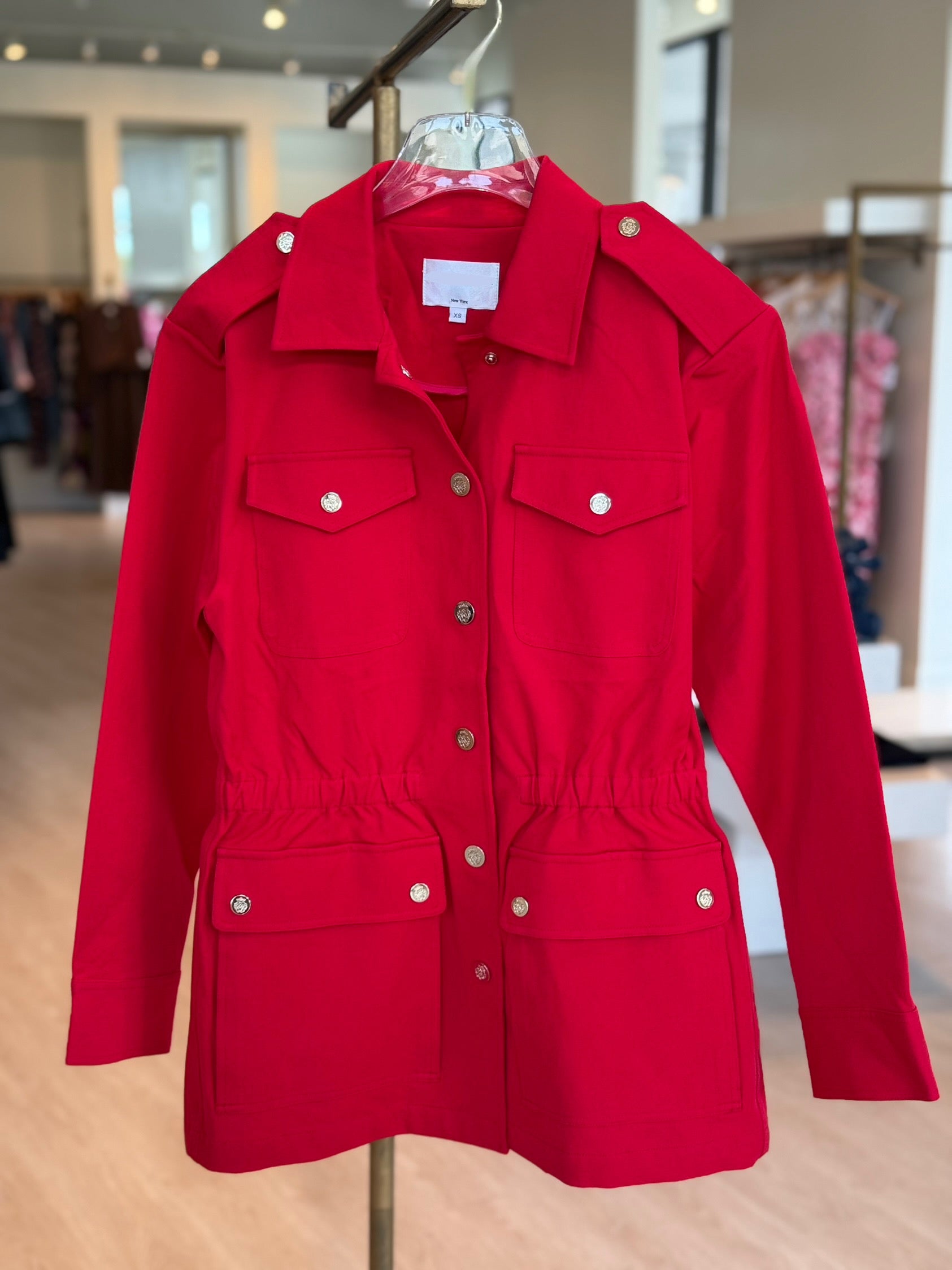 Pa180 Red Safari Jacket