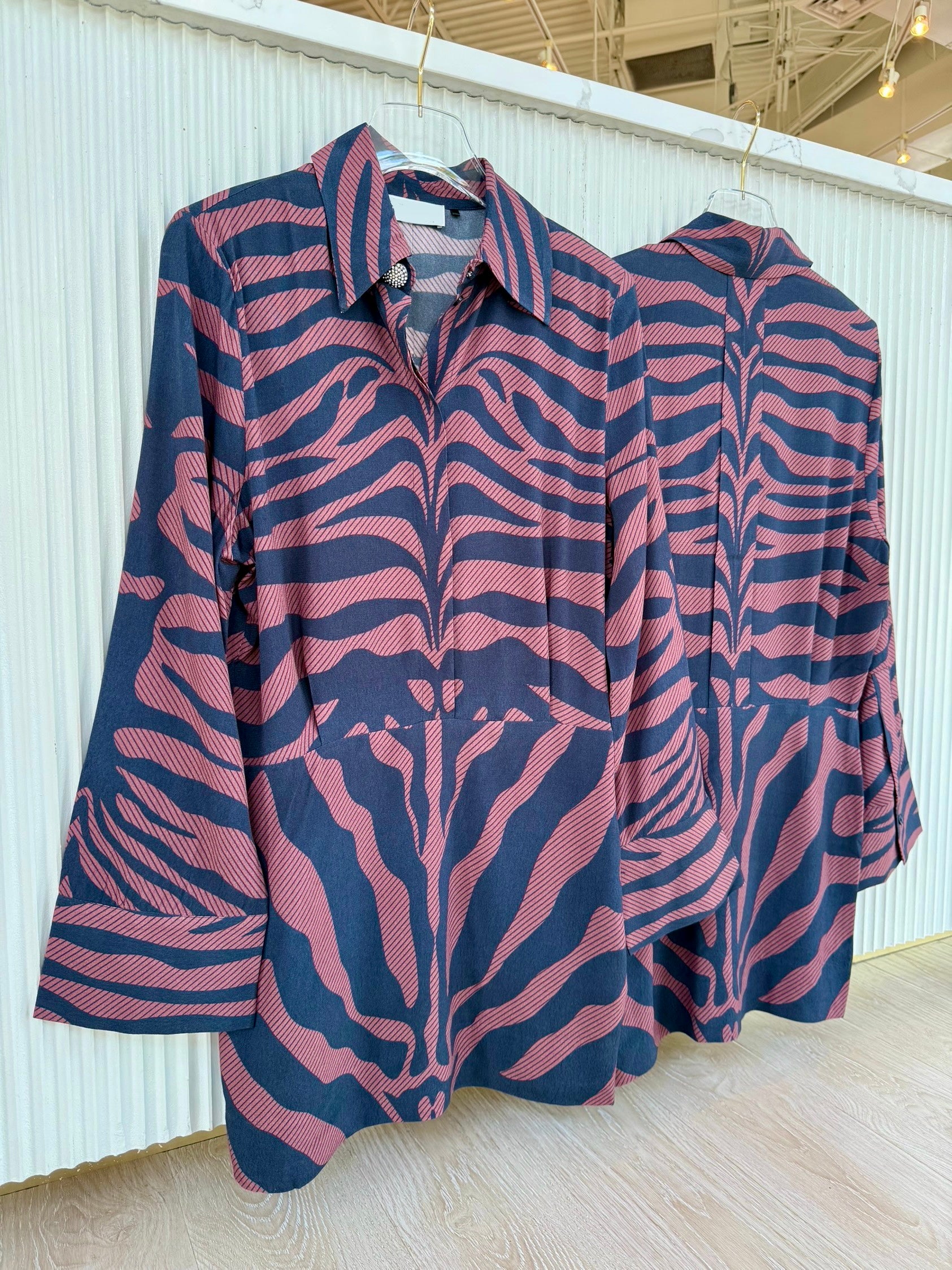 Esisnip Zebra Jacquard Dress