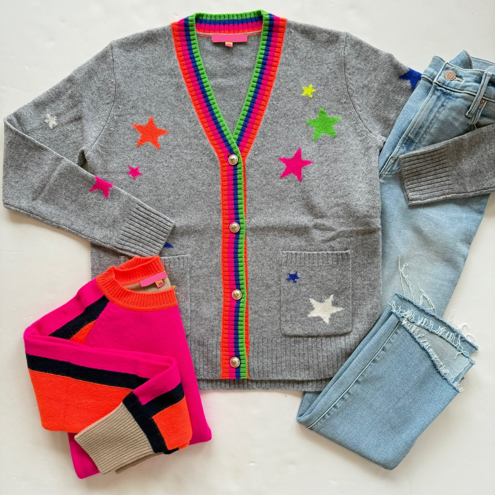 Vi32734 Star Cardigan