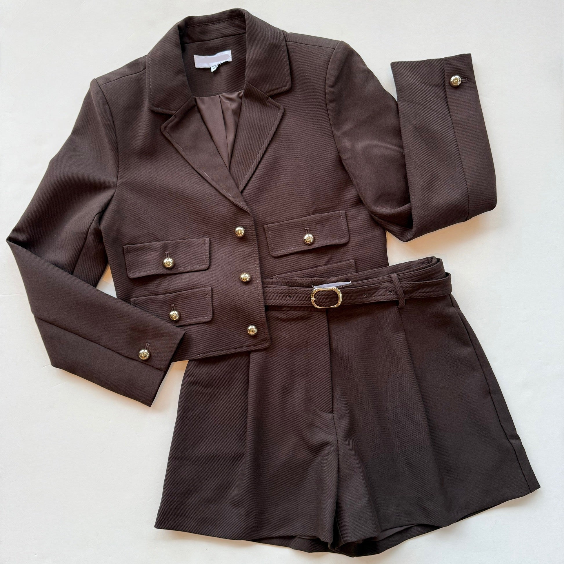 Ka2172 Chocolate Brown Shorts