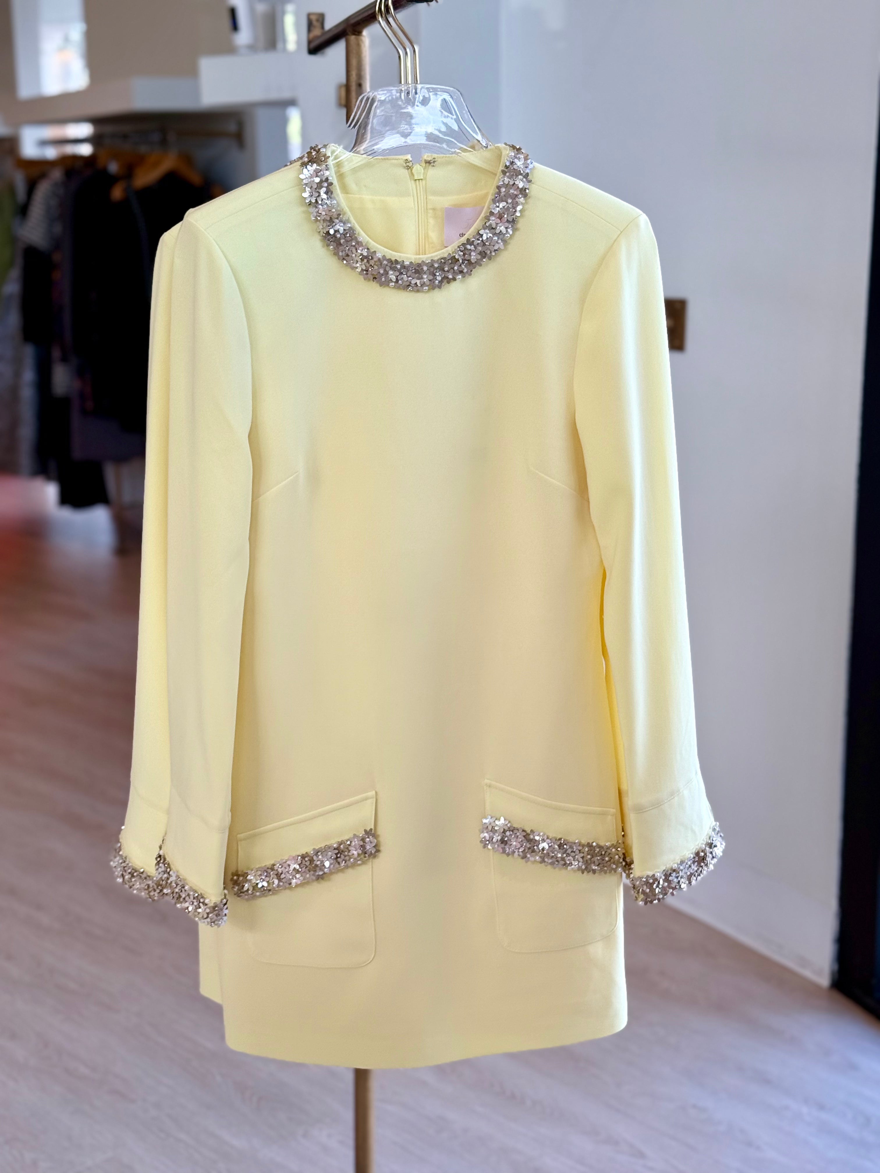 Ci3374131 Lemon Flower Dots Dress