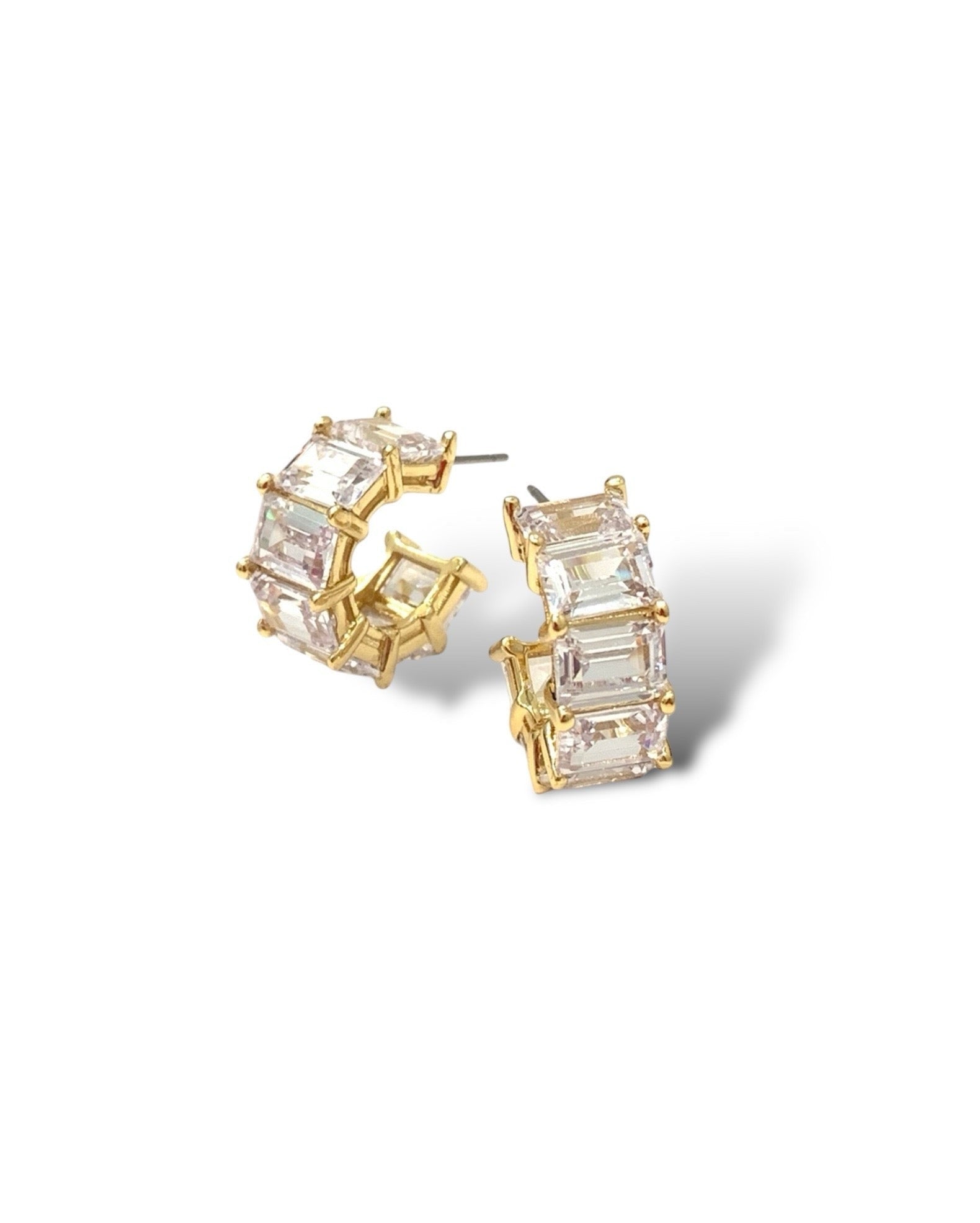 Joey Baguette Hoop - Gold