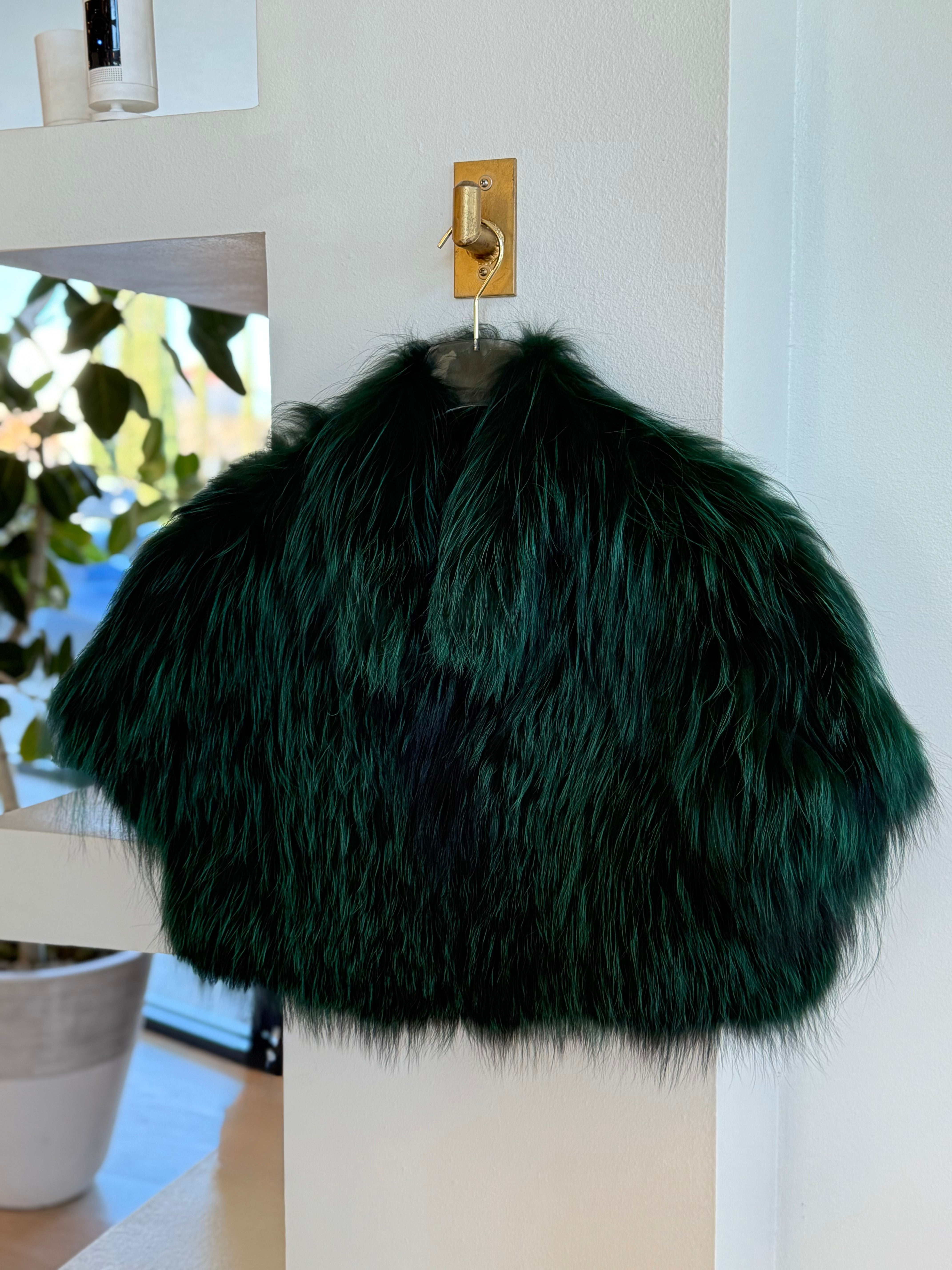 Di4050 Emerald Fur Bolero