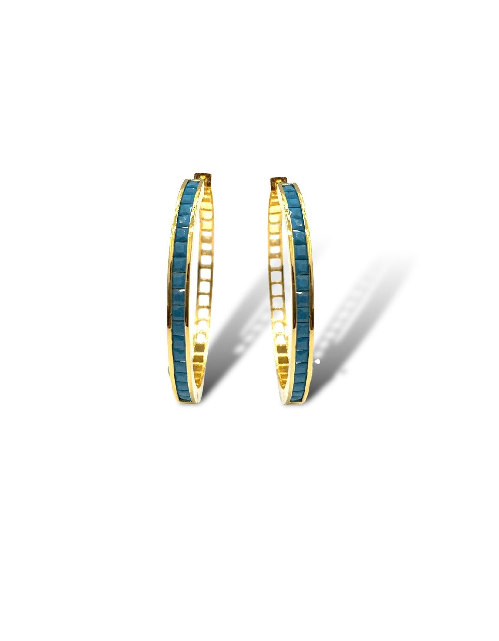 Maeve Turquoise Hoop