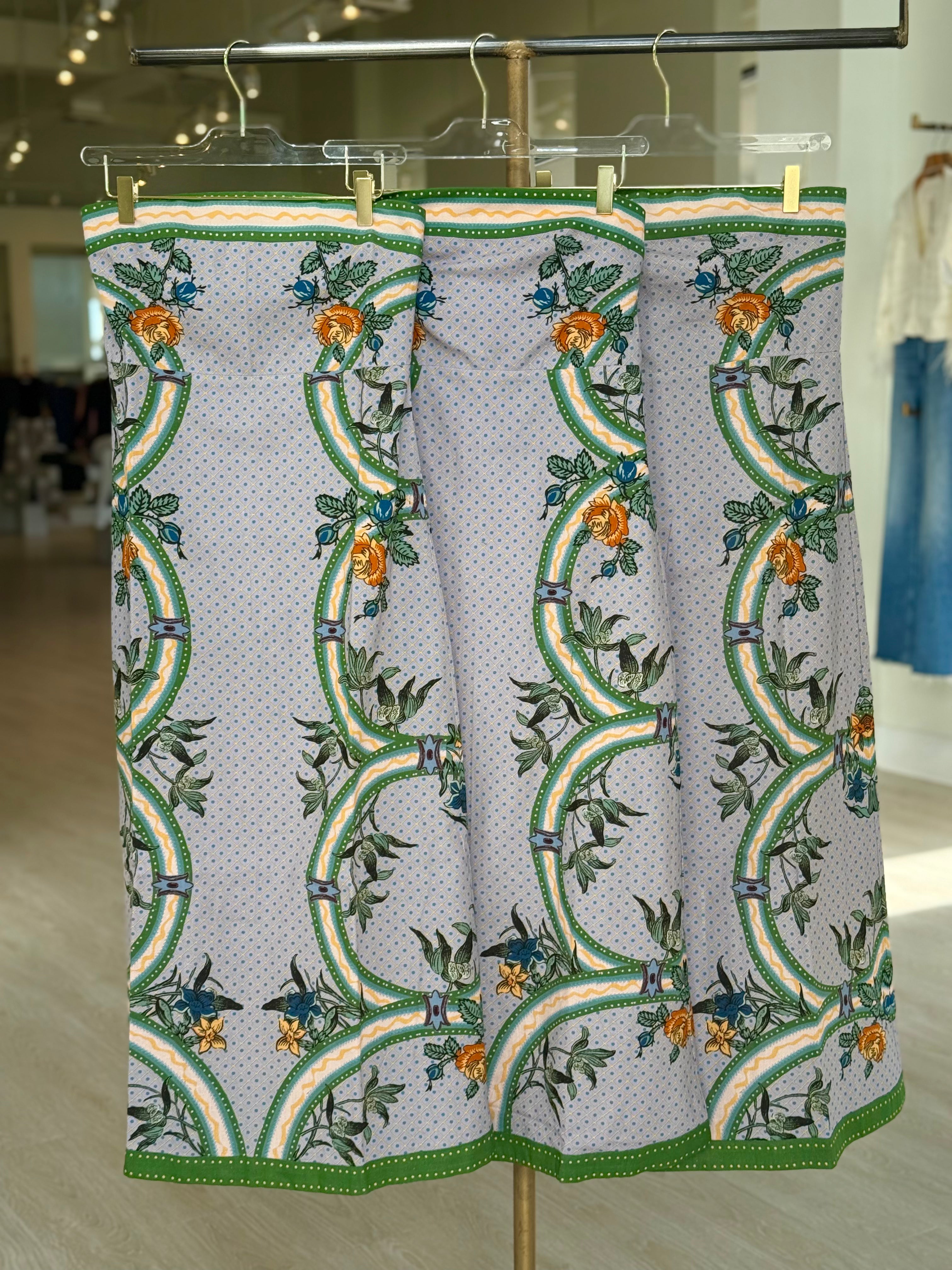 Anwess Strapless Linen Midi Dress