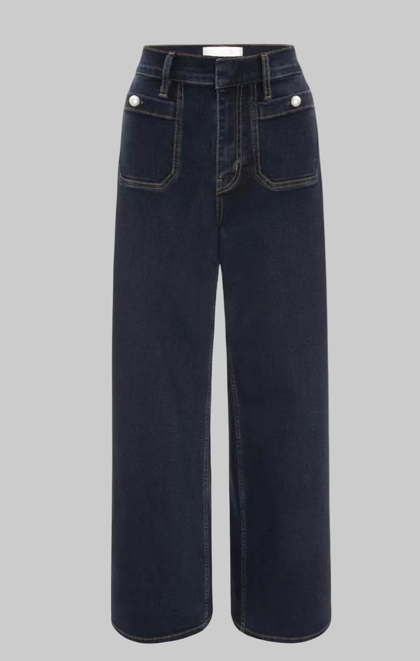 Fr814 Slim Palazzo Pearl Pocket