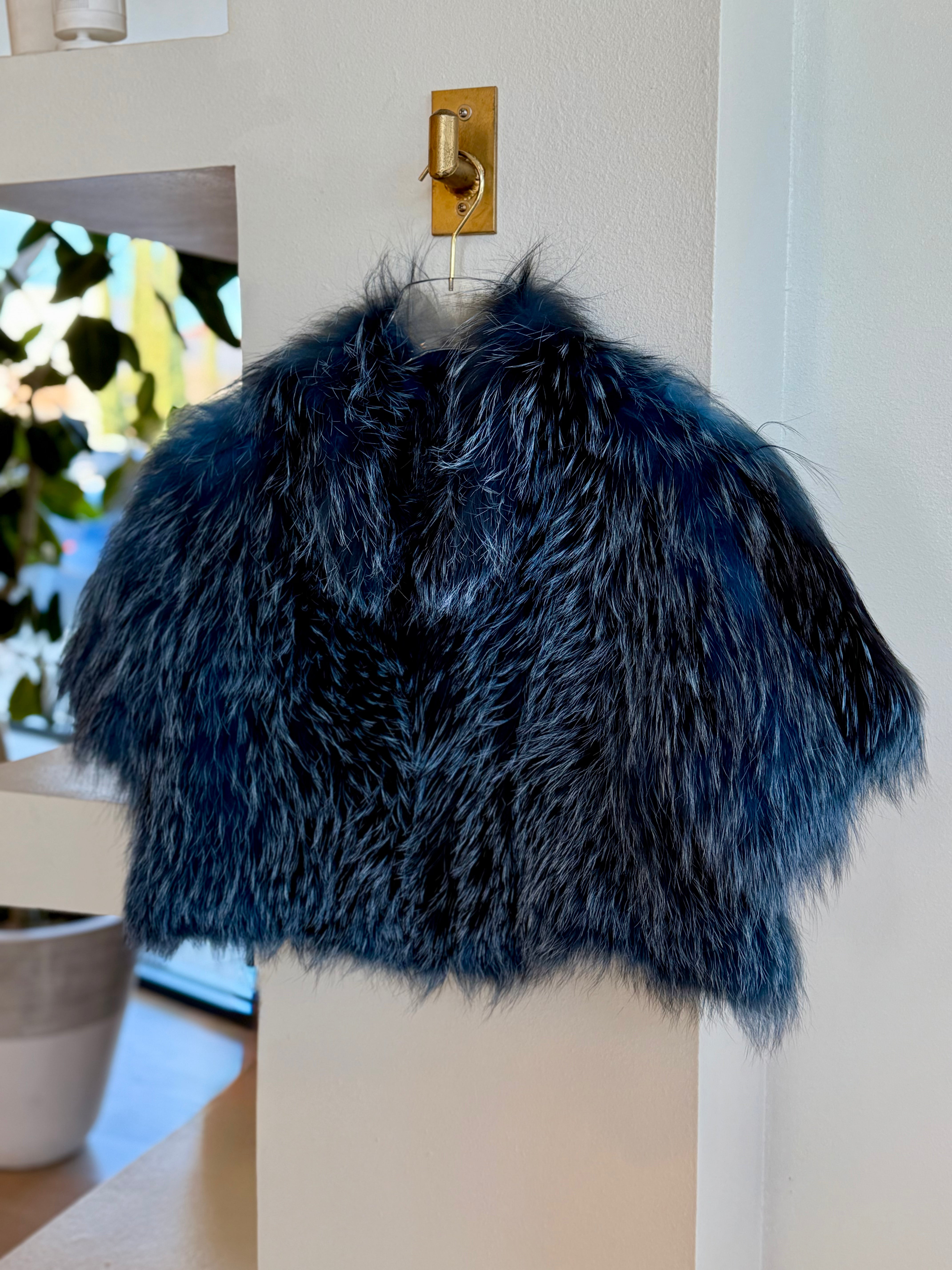 Di4050 Blue Fur Bolero