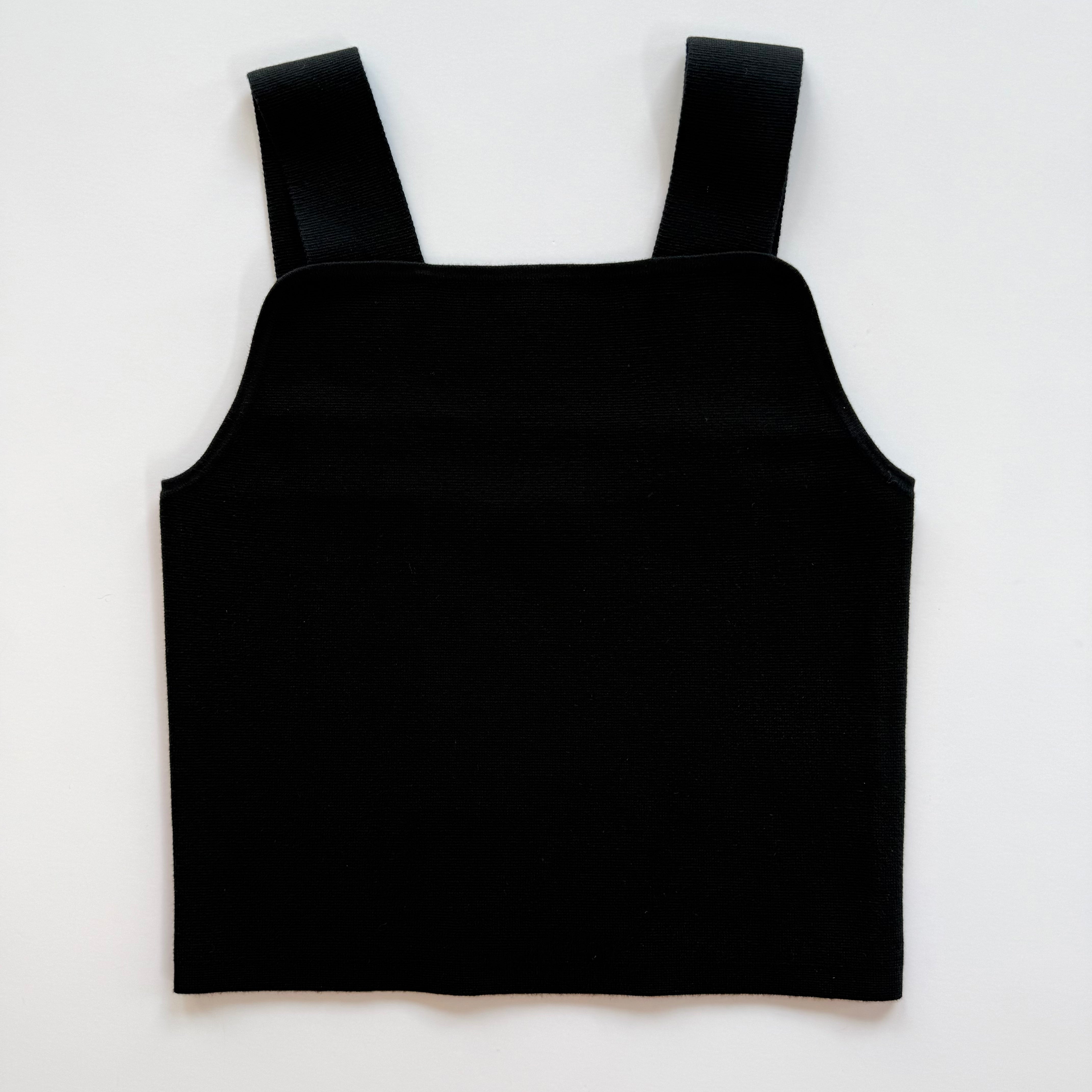 Lipa3291 Black Knit Tank