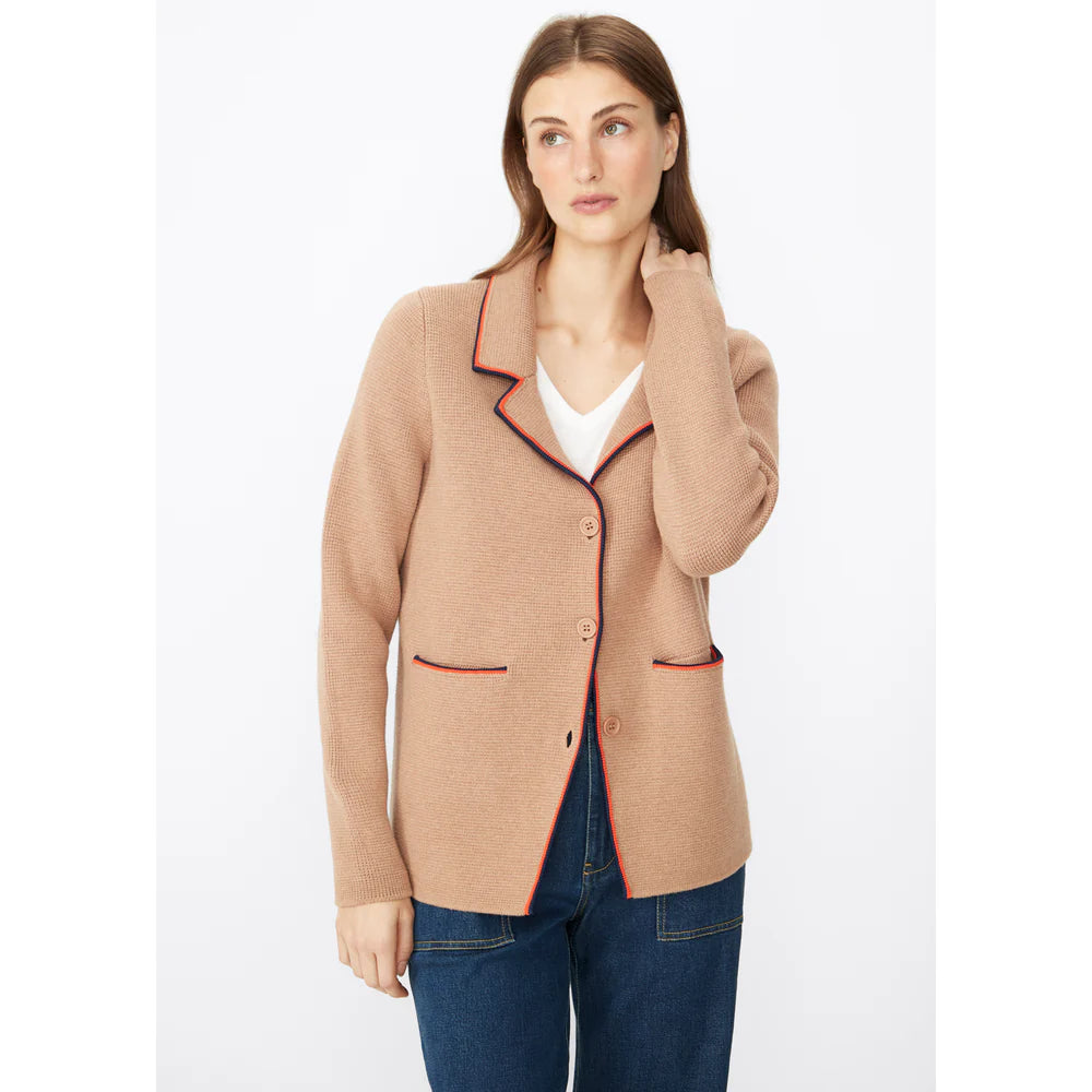 Kusw627 Kule Toffee Knit Blazer