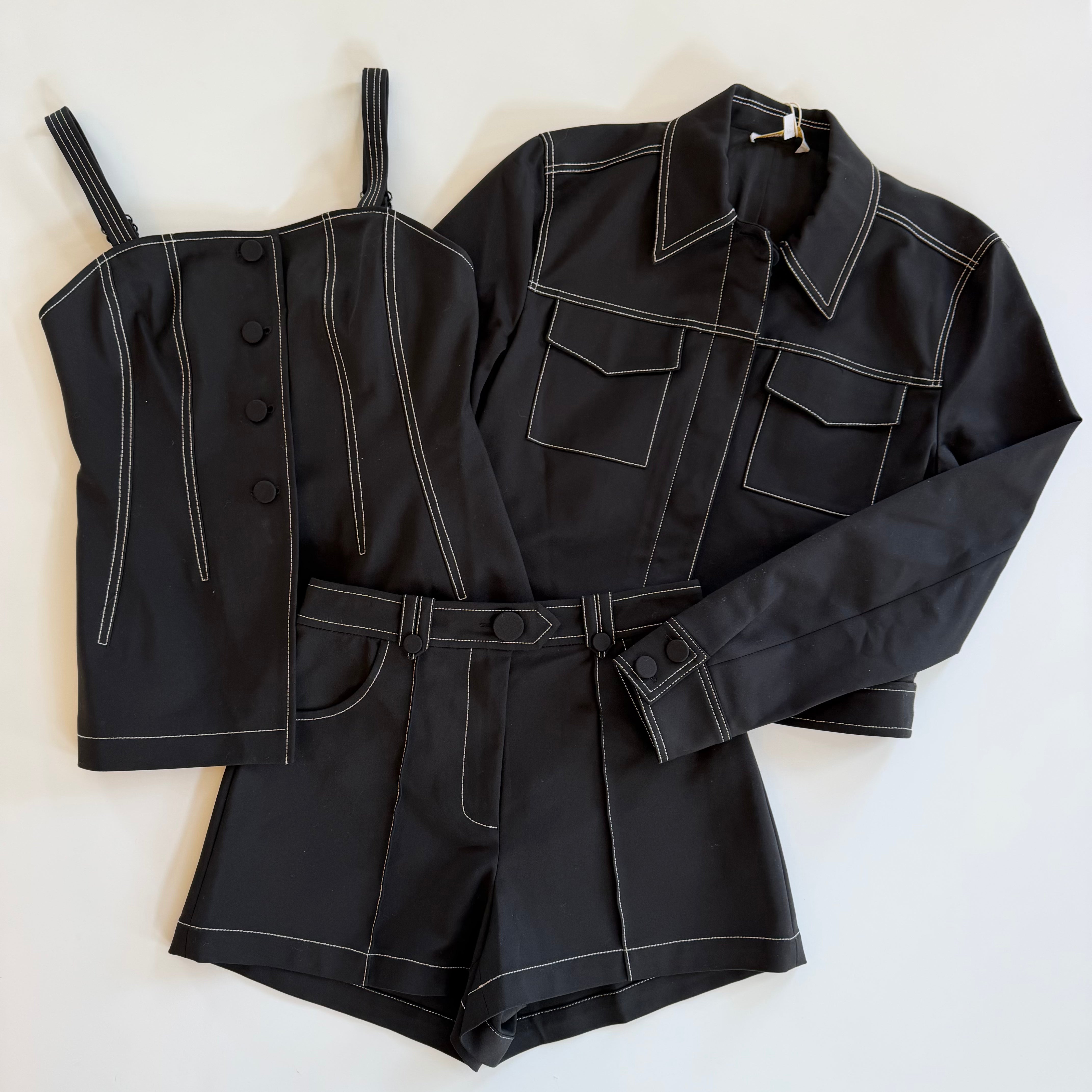 Raa4000 Black Stitch Jacket