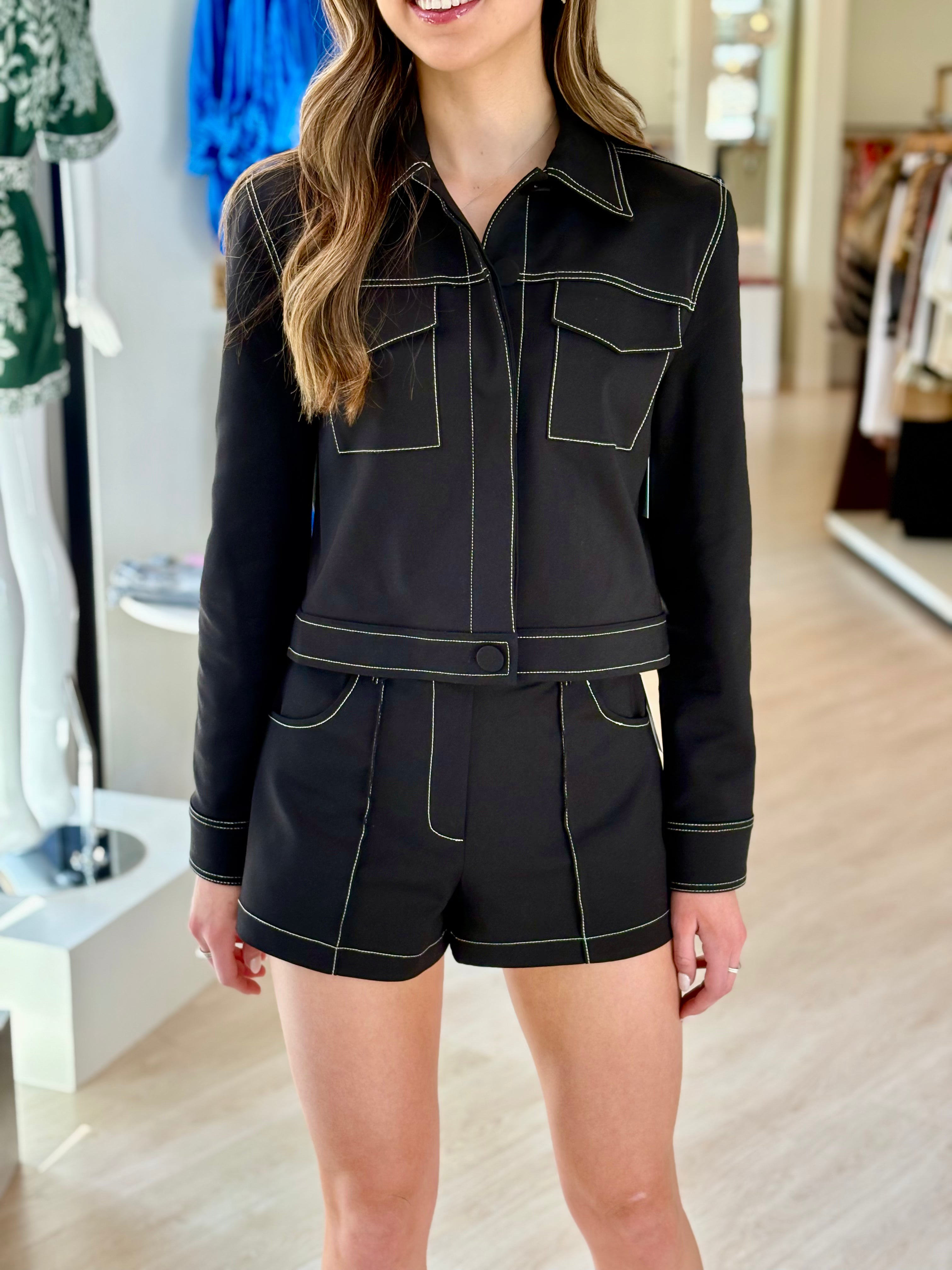 Raa4000 Black Stitch Jacket