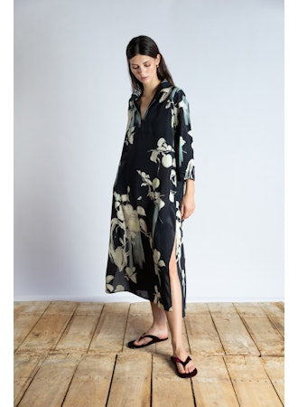Ps2196 Floral Midi Dress