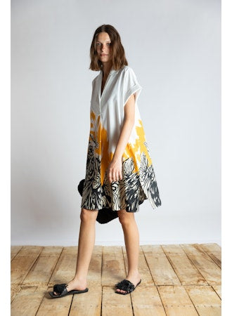 Ps2222 Butterfly Tunic Dress