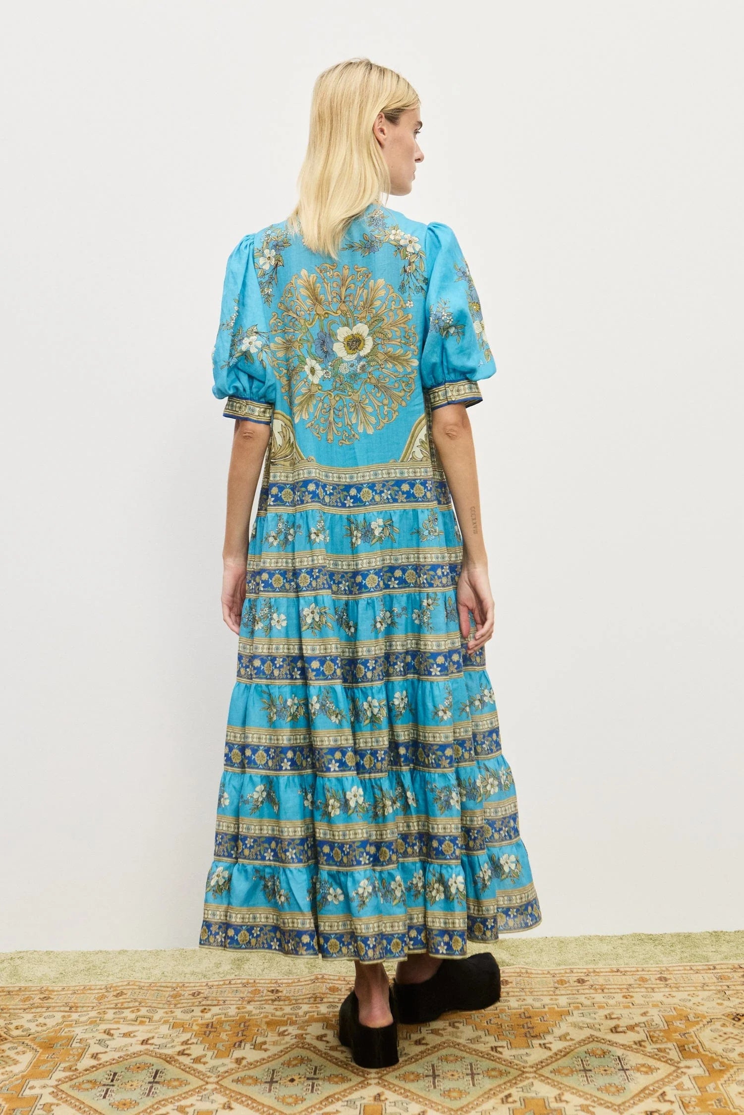 Al5702 Tiered Midi Dress