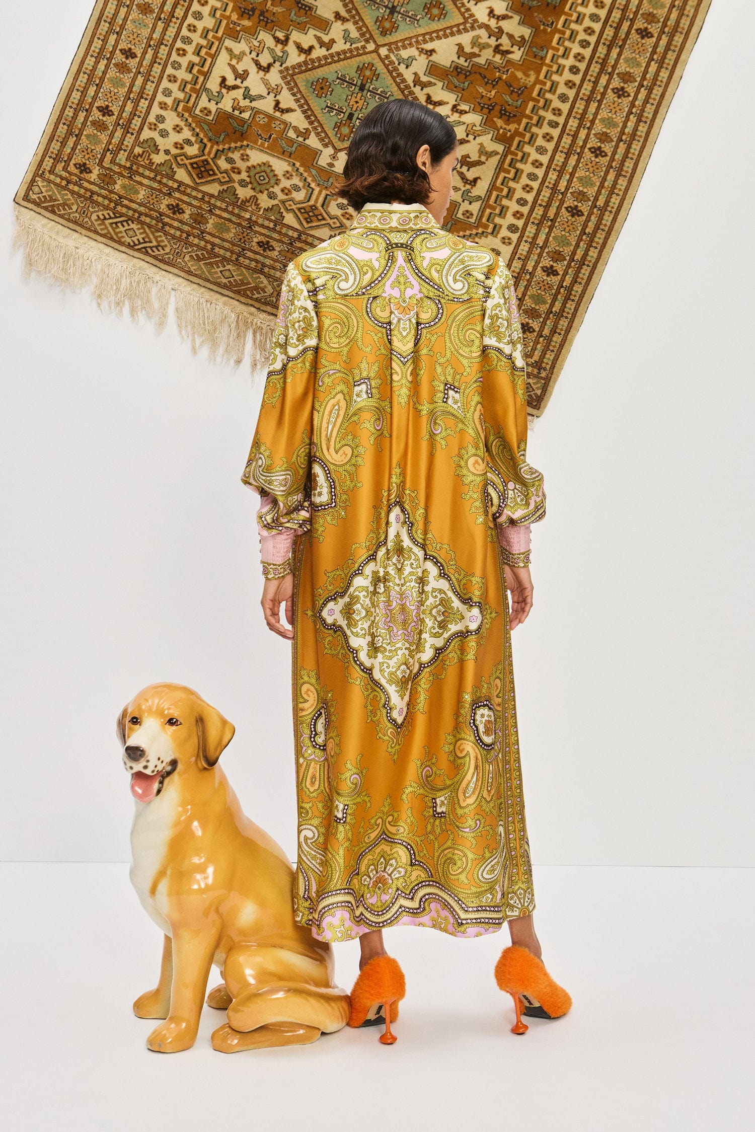 Al5776 Clemenza Silk Shirtdress
