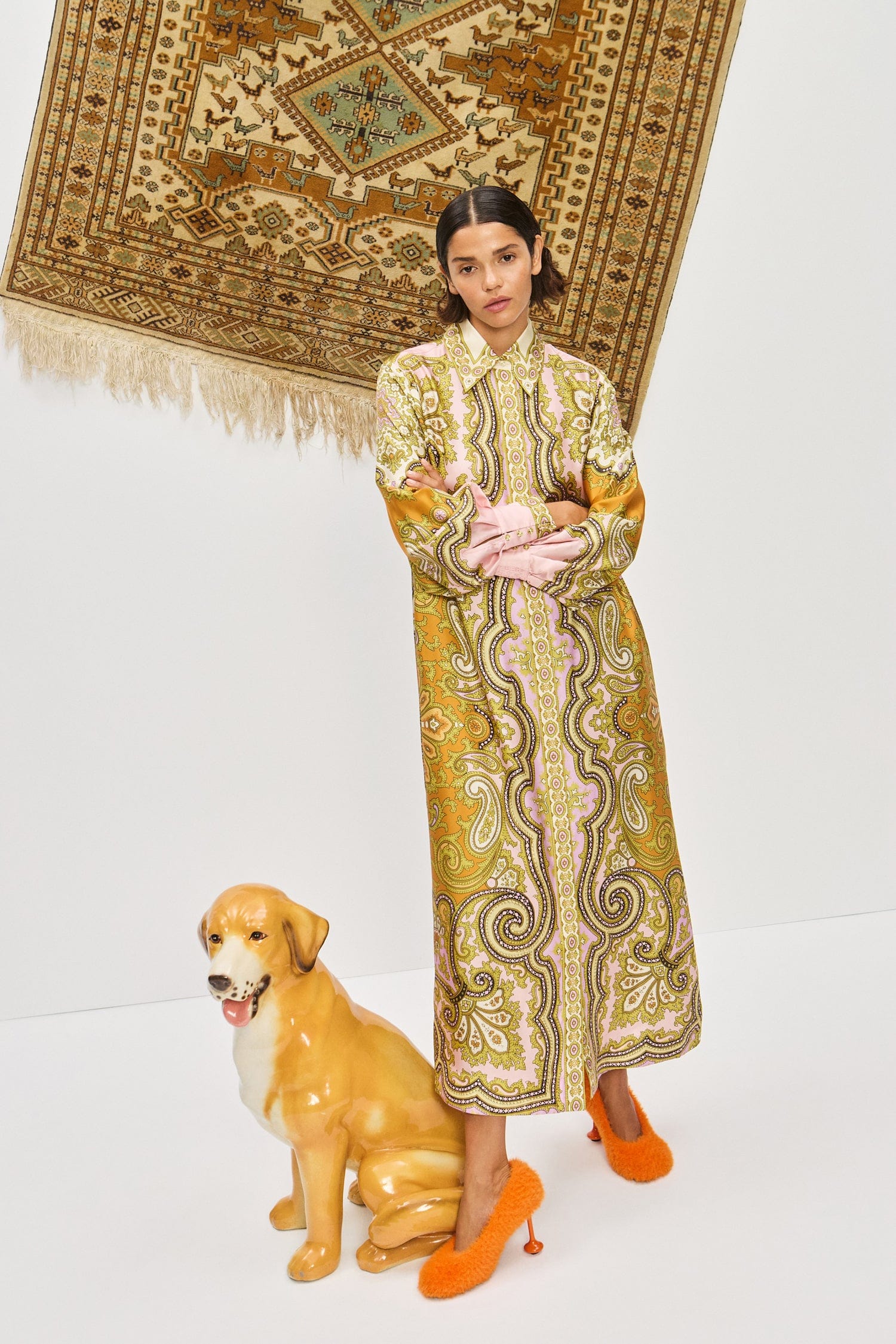 Al5776 Clemenza Silk Shirtdress
