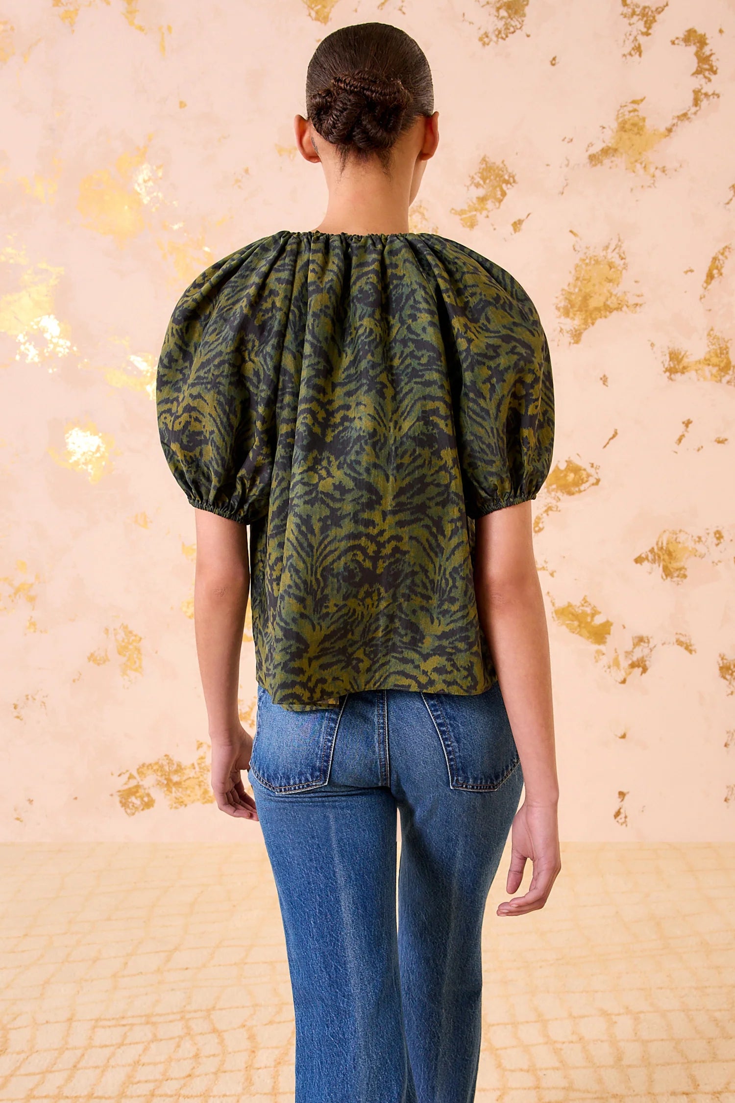 Ul250215 Jasper Print Blouse