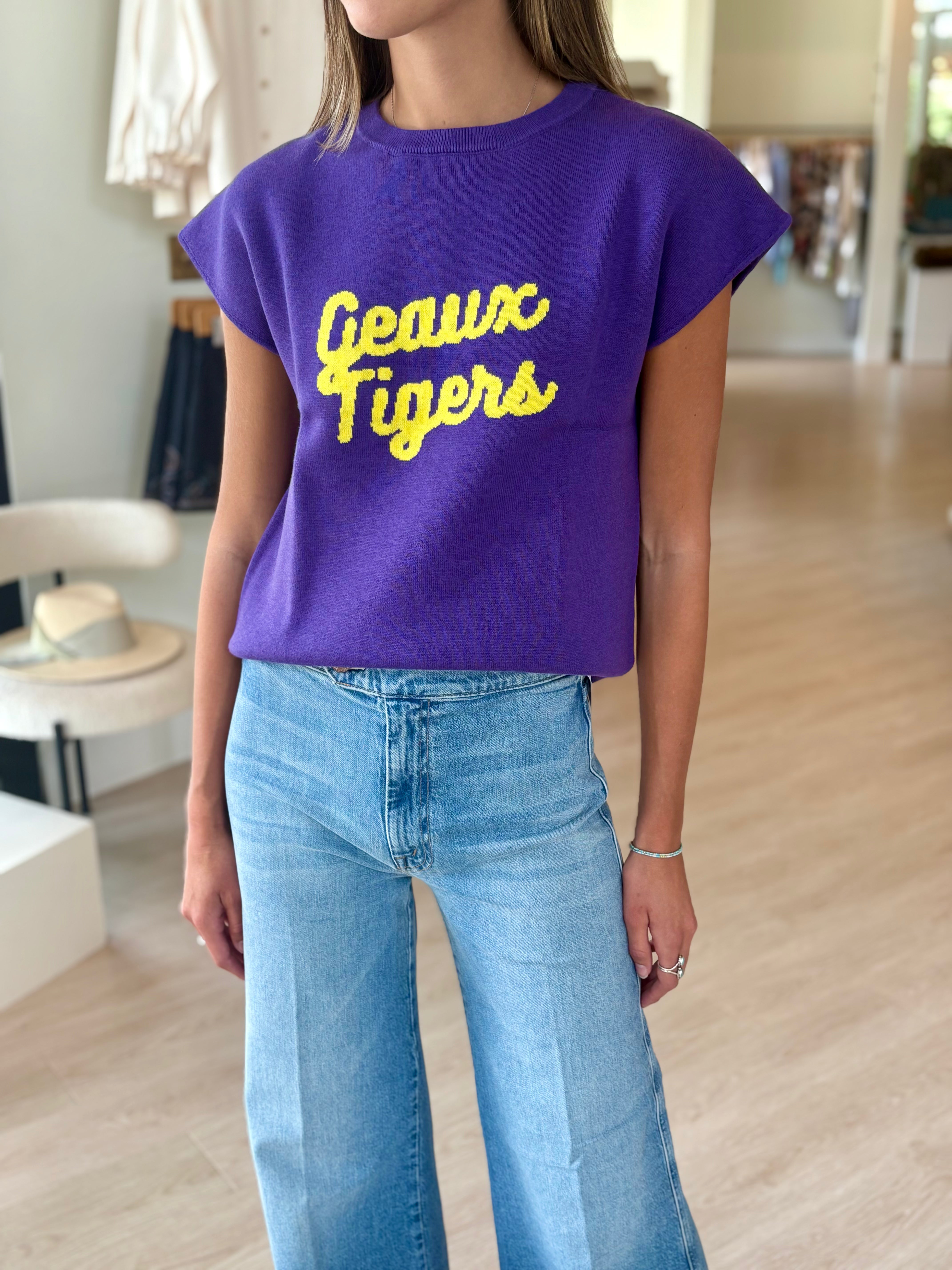 Geaux Tigers Game Day Top