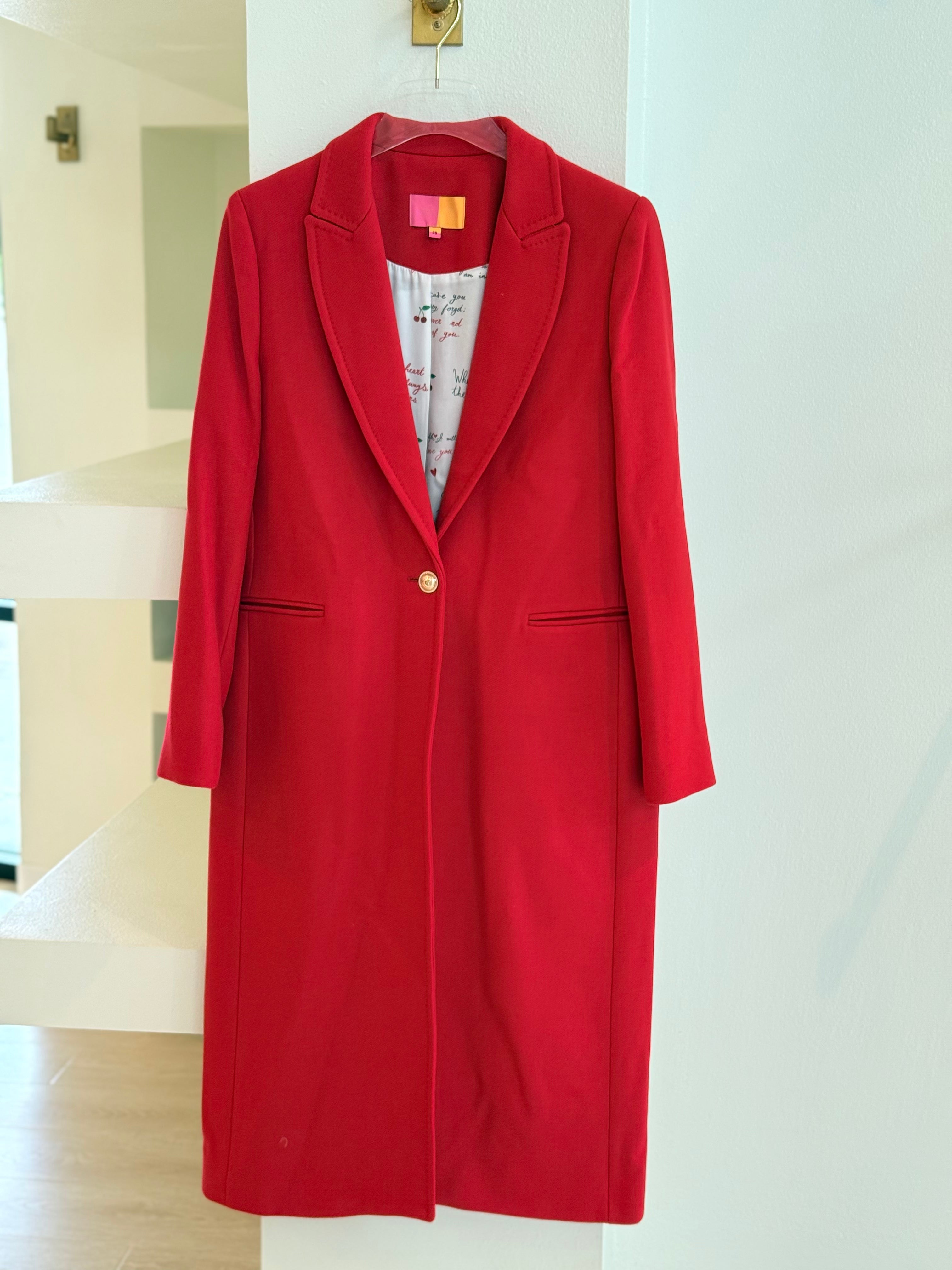 Vi32954 Red Coat