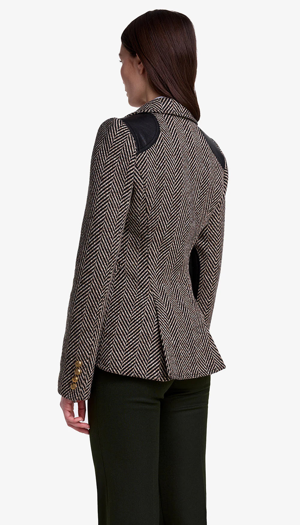 Sm25055 Herringbone Blazer