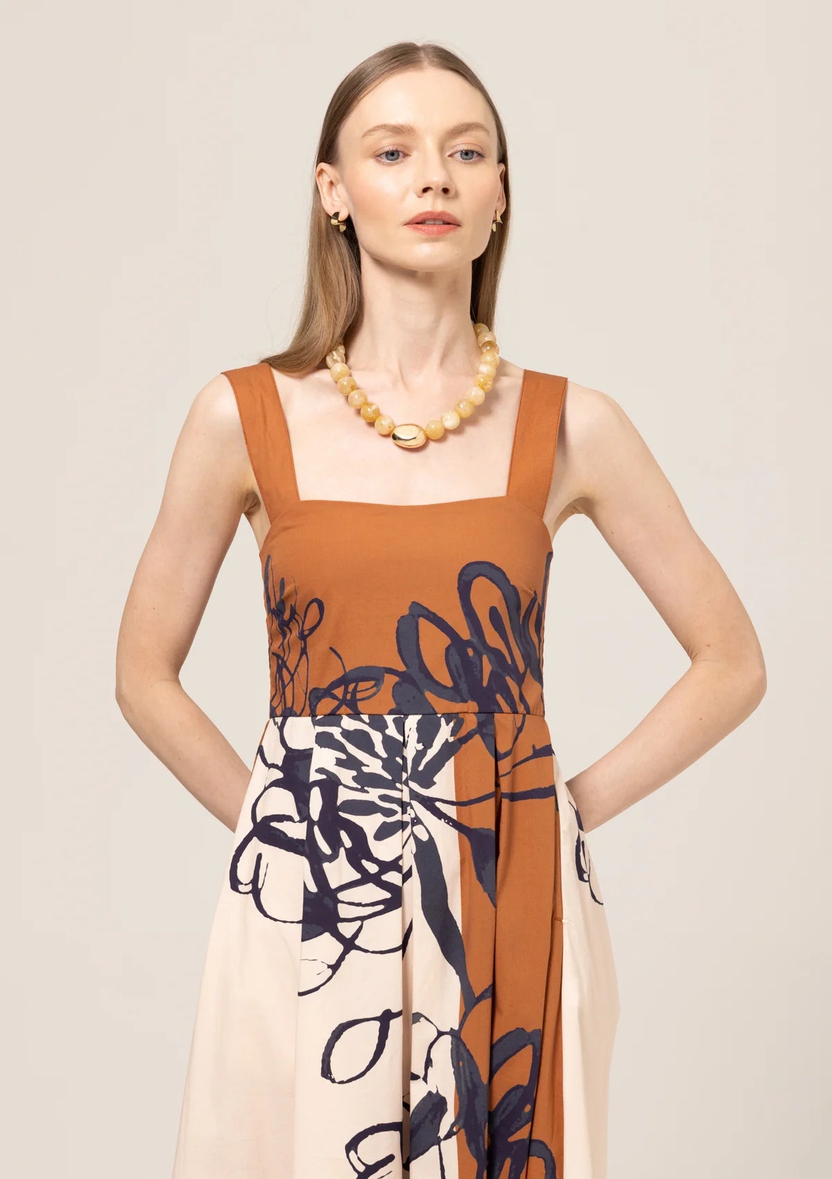 Be3595 Janie Print Dress