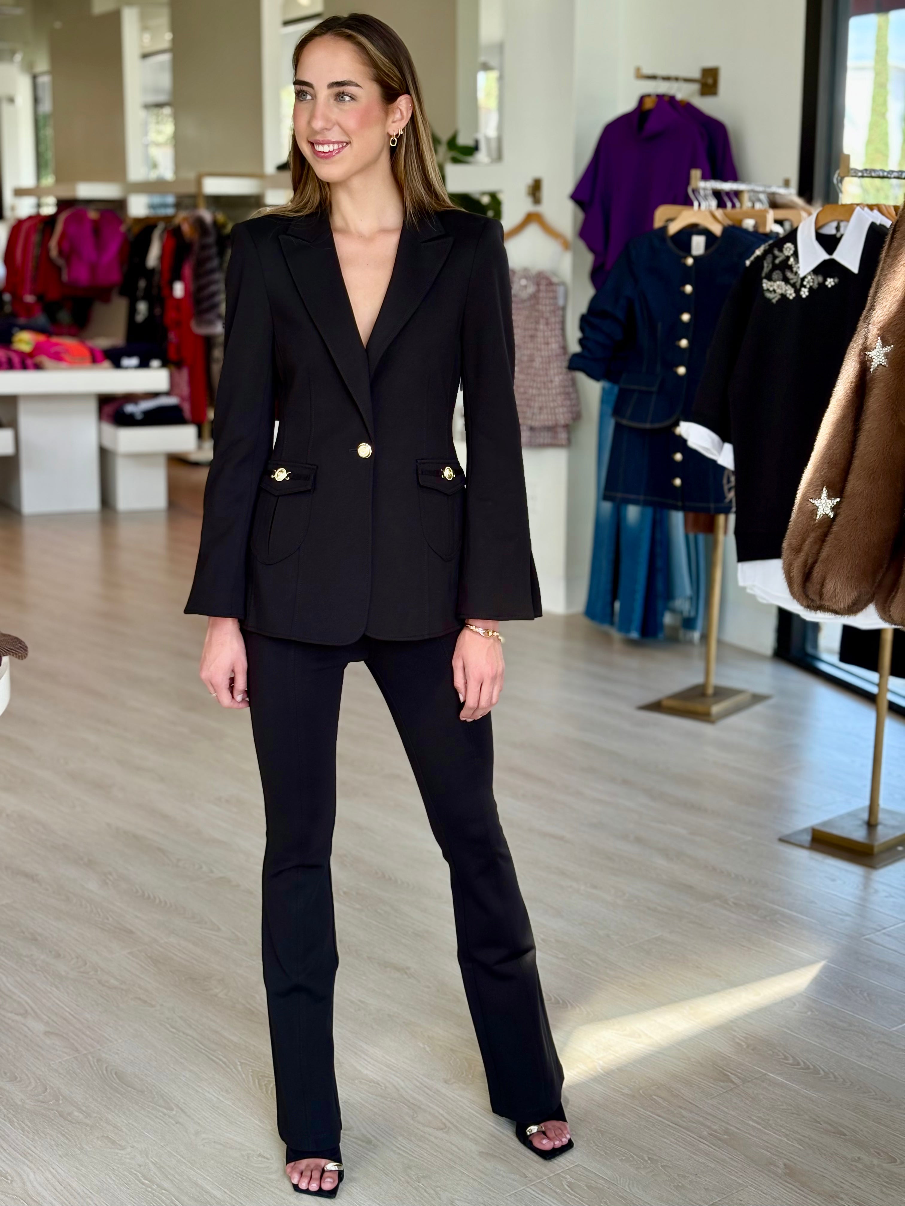 Ci92668 Black Blazer