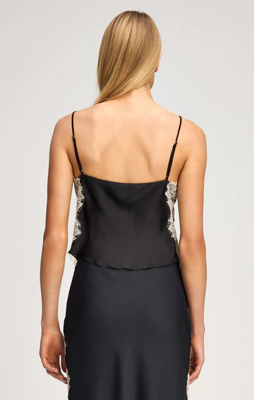 Cizw2281 Black Lace Tank