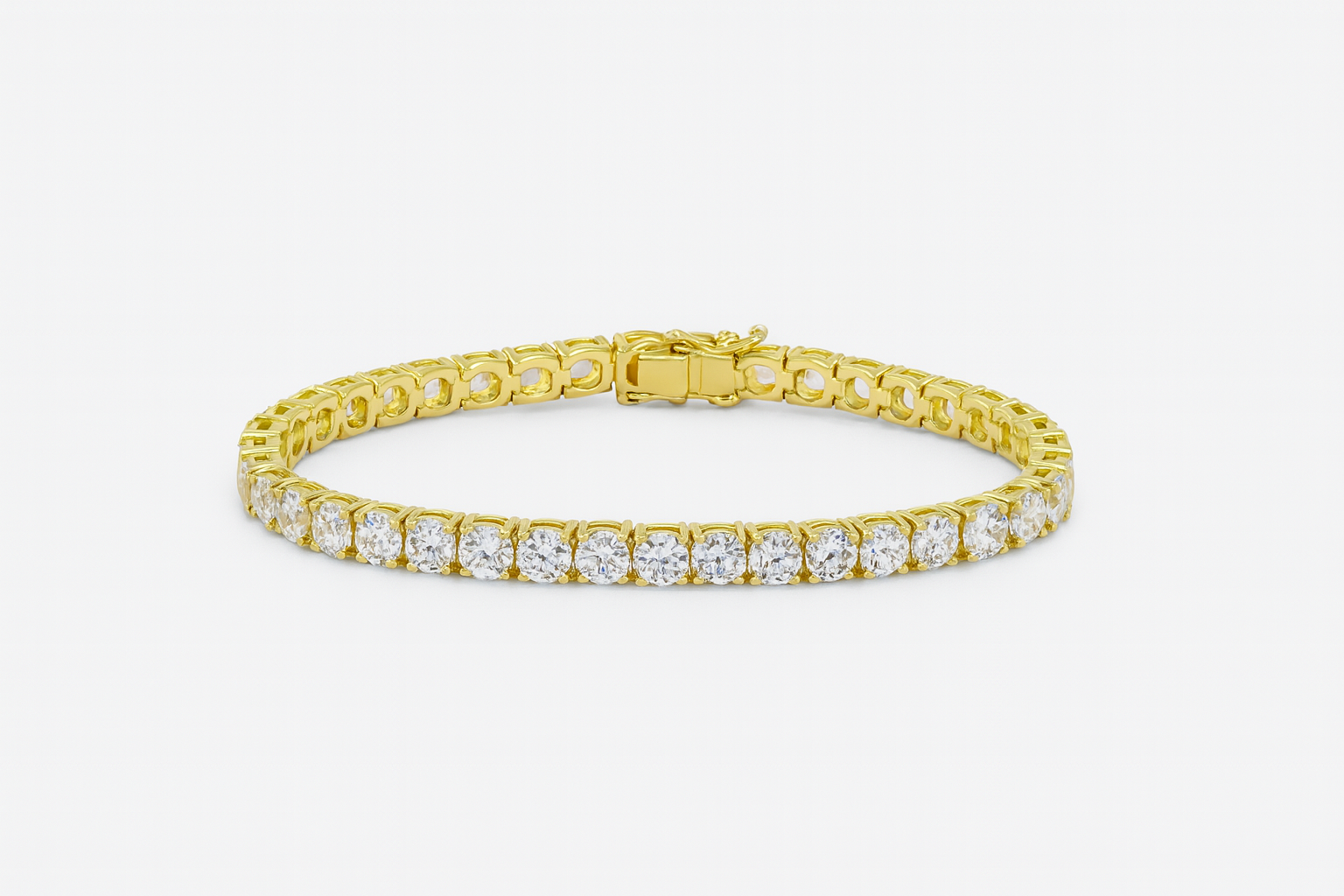 Lgtennis Large gold tennis bracelet