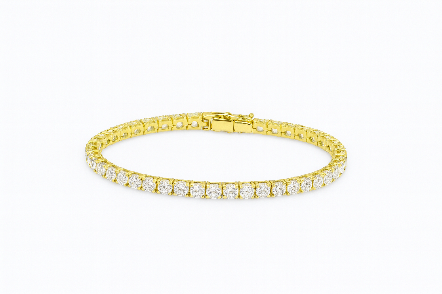 Smtennis Small Gold Tennis Bracelet