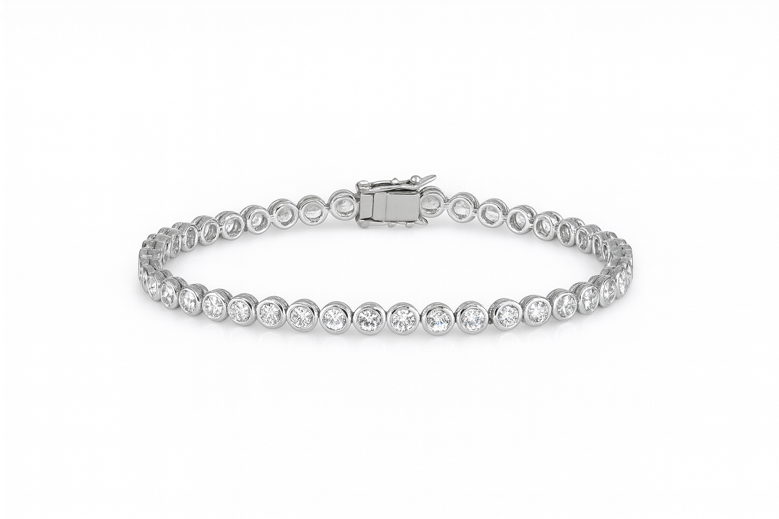 Ak5018 Oval Tennis Bracelet
