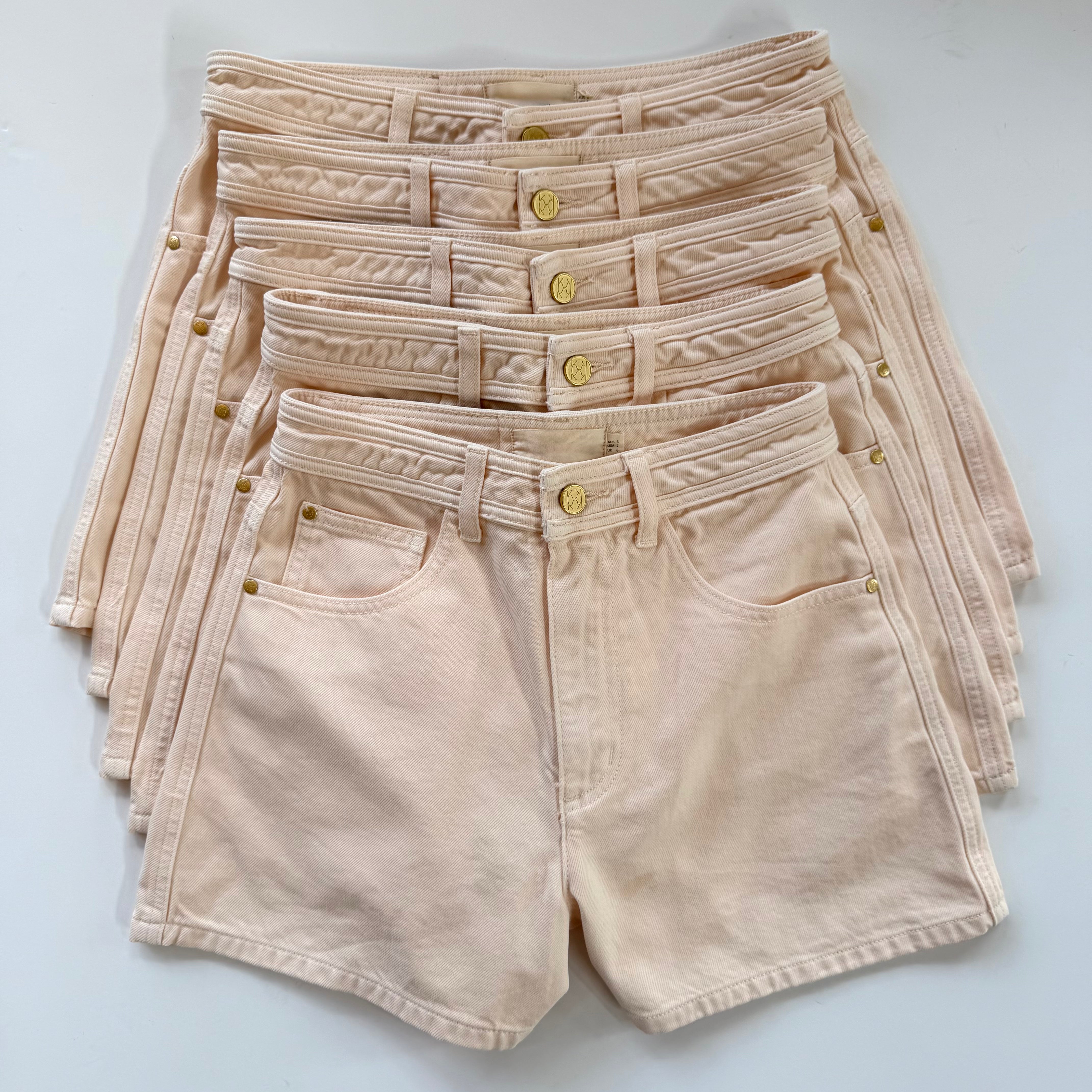 Kim234 Dylan Denim Shorts - Rosewater