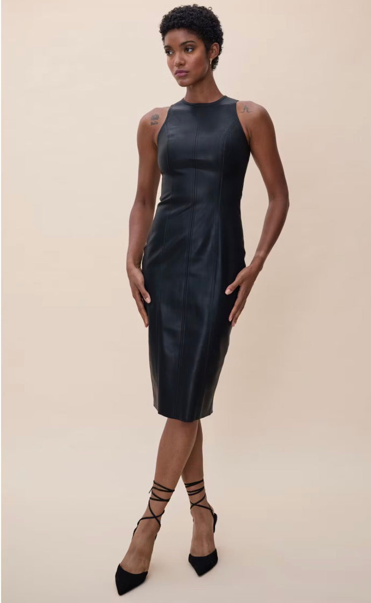 Ka51109 Midnight Blue Midi Dress