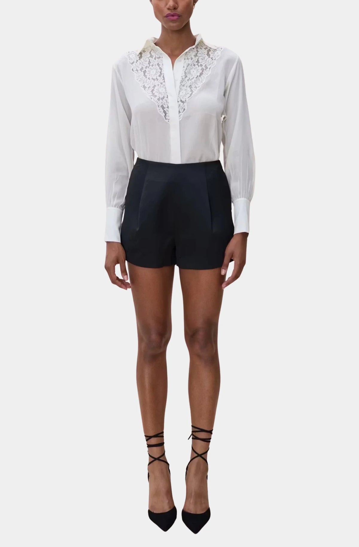 Ka2750 Black Tailored Short