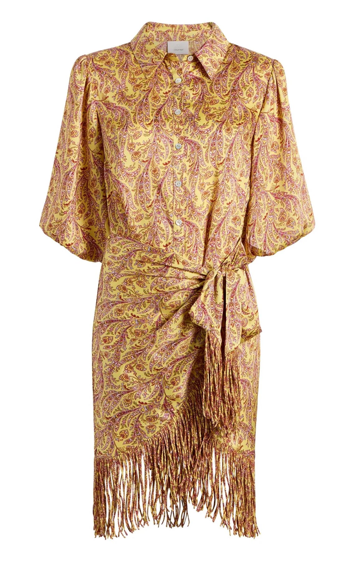 Cizd30941 Charming Paisley Wrap Dress