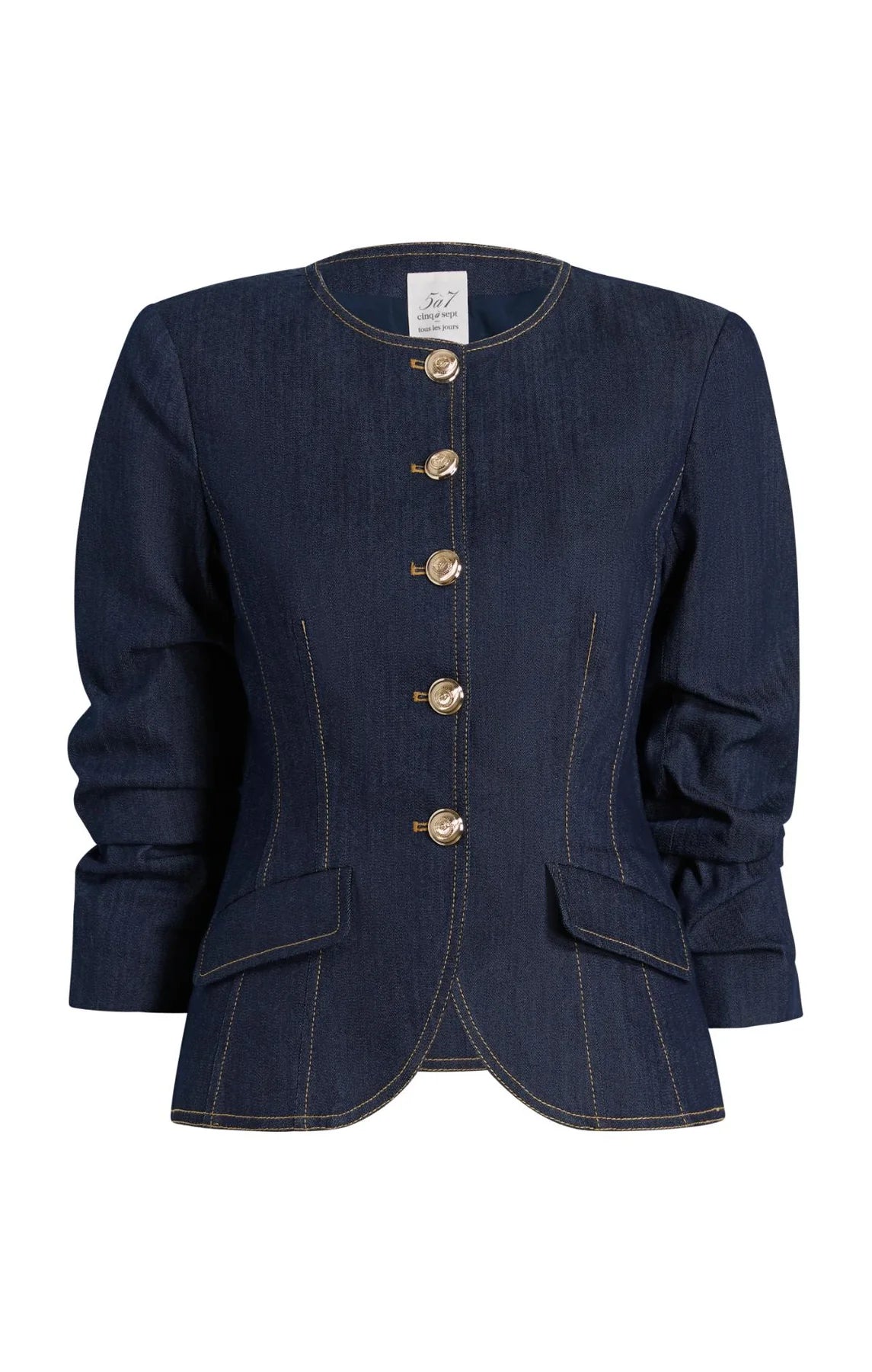Ci89215 Denim Blazer