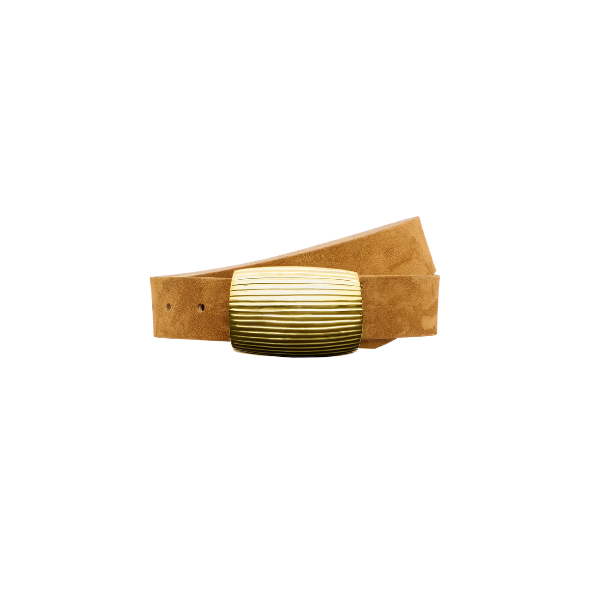 La4002 Camel Suede Belt