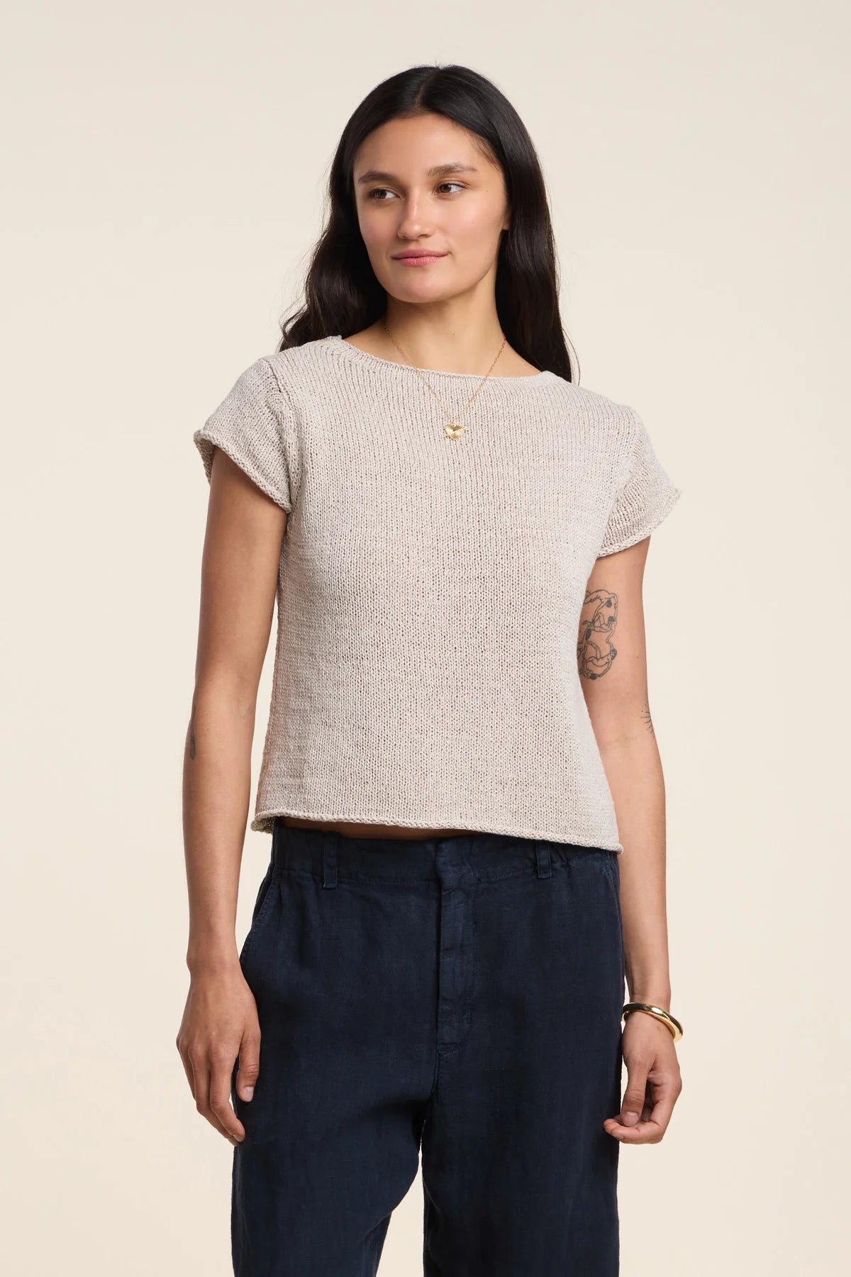 Vemilou Stone Knit Top
