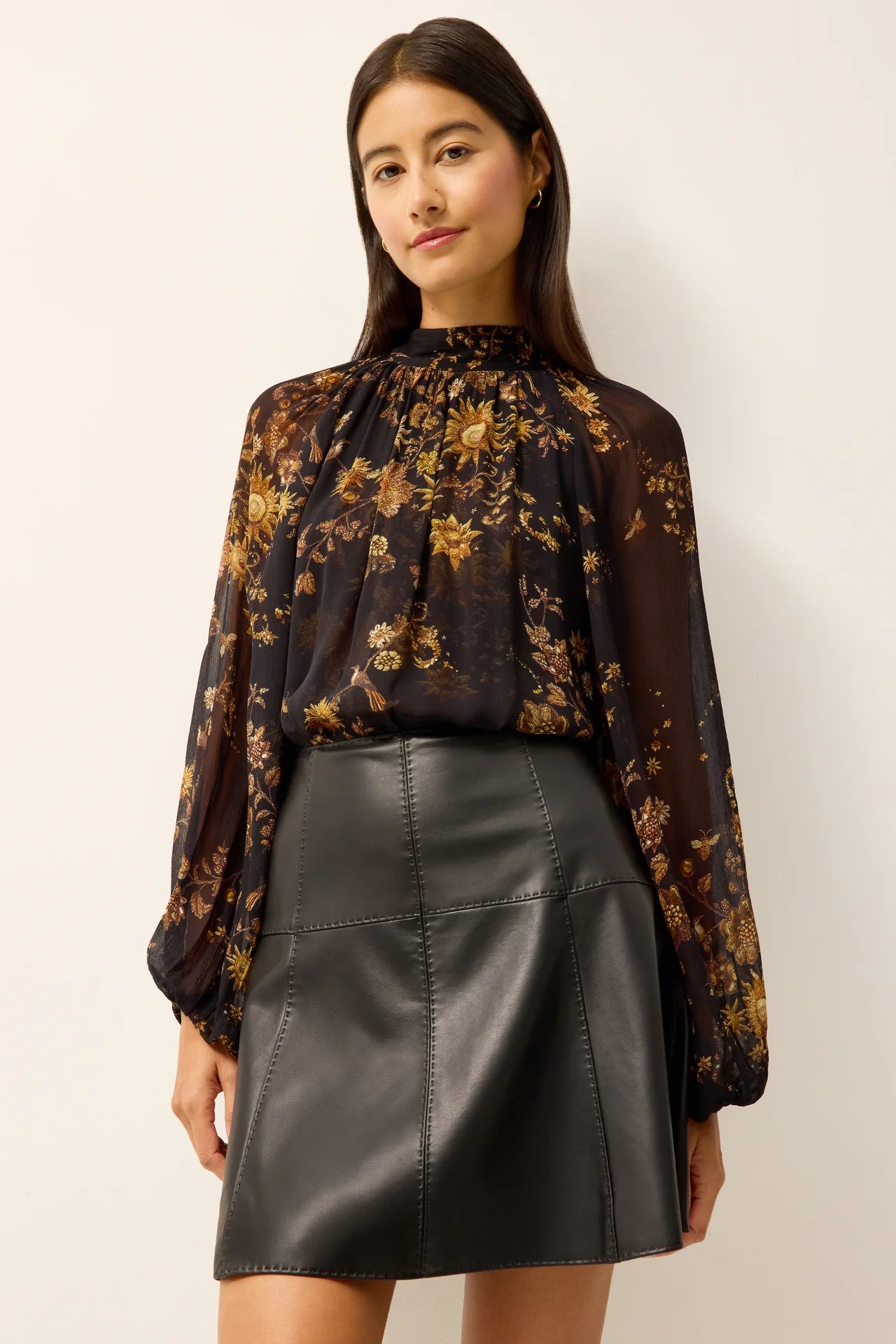 Ma1s15 Gilded Blouson Top