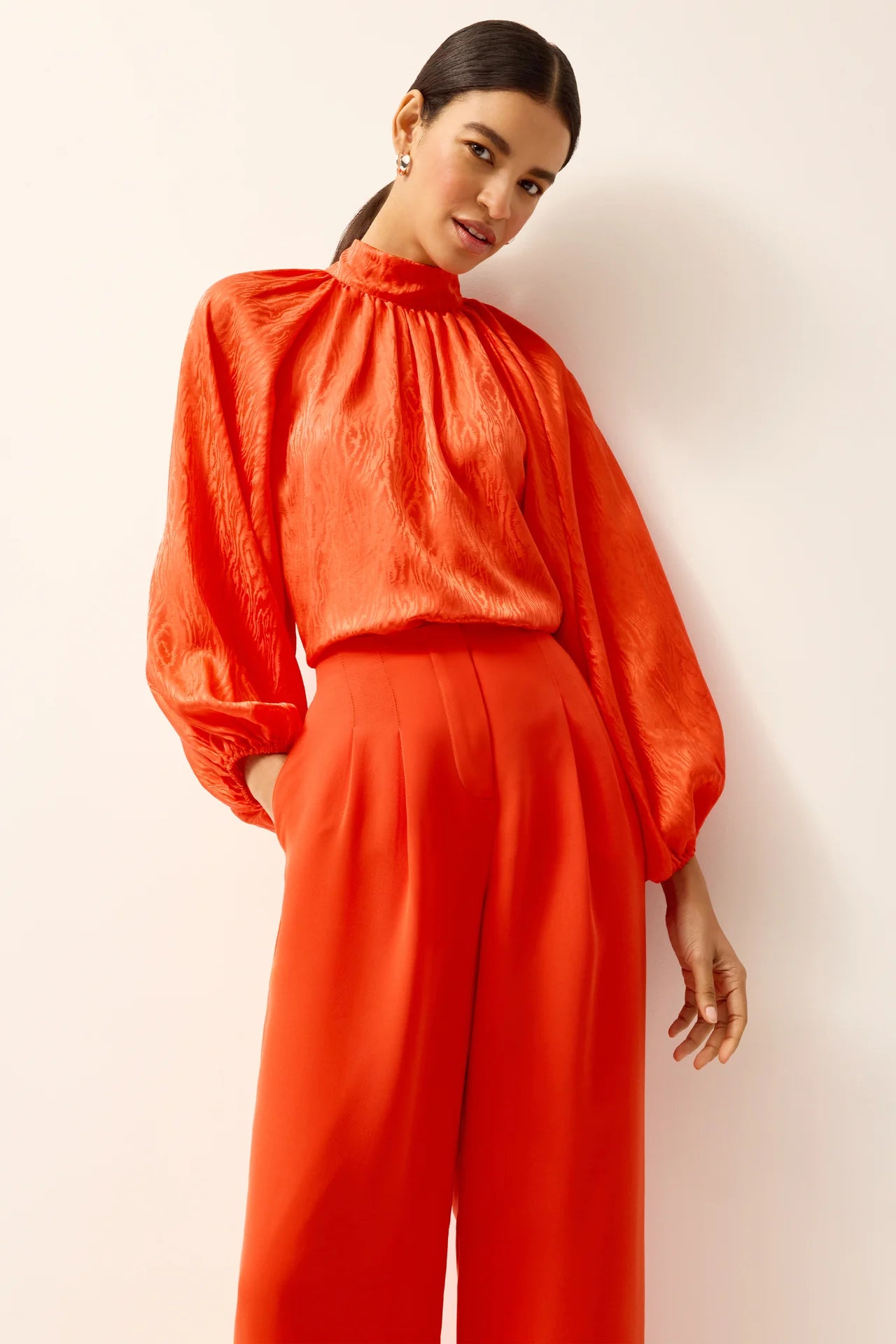 Ma1z15 Grenadine Silk Blouse