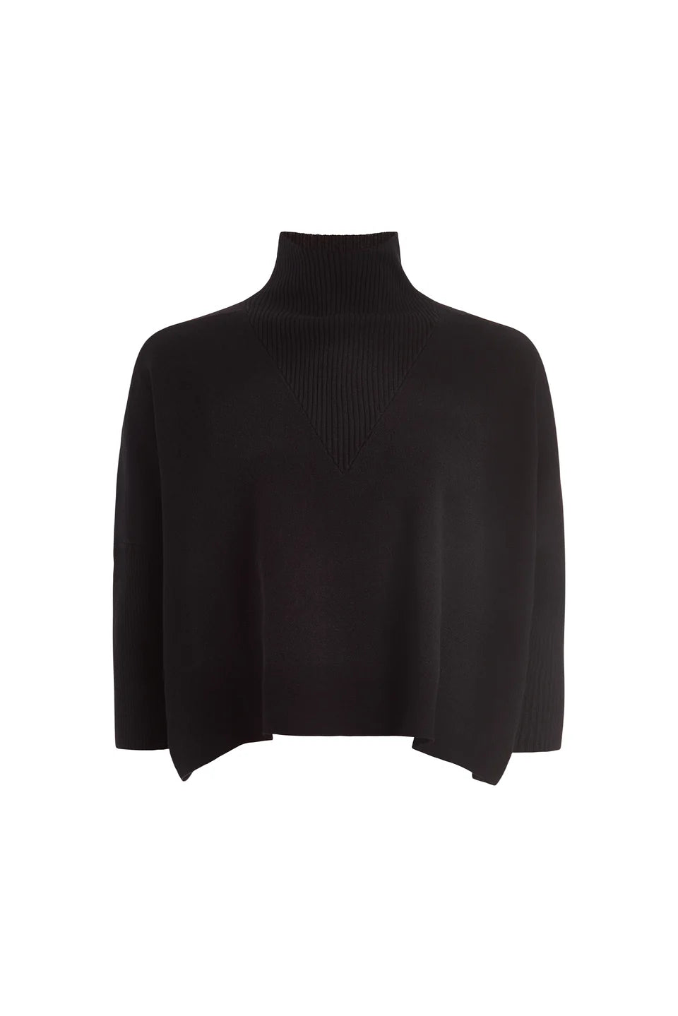 Ma549 Black Boxy Popover Top