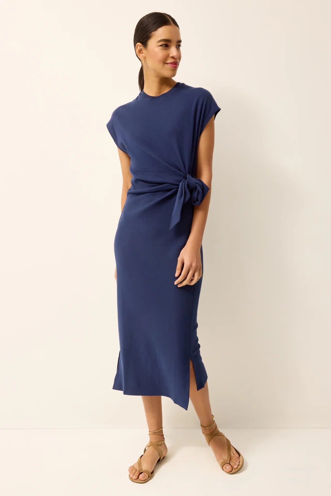 Ma940d Navy Tshirt Dress