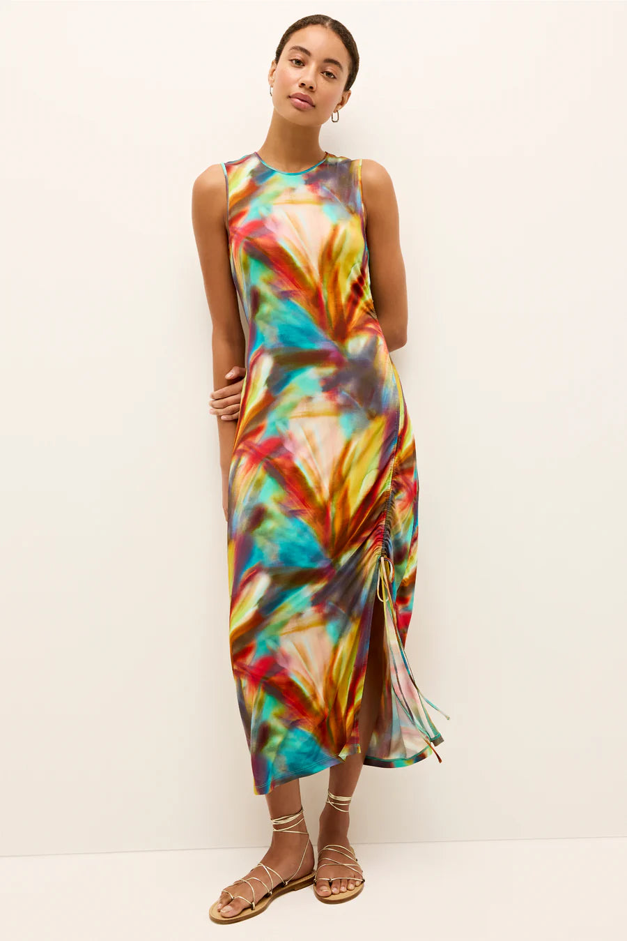 Ma2x19 Fauna Print Midi Dress