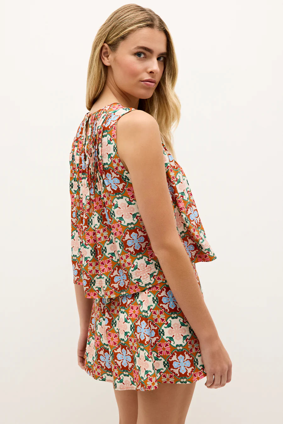 Ma248 Mosaic Sleeveless Top