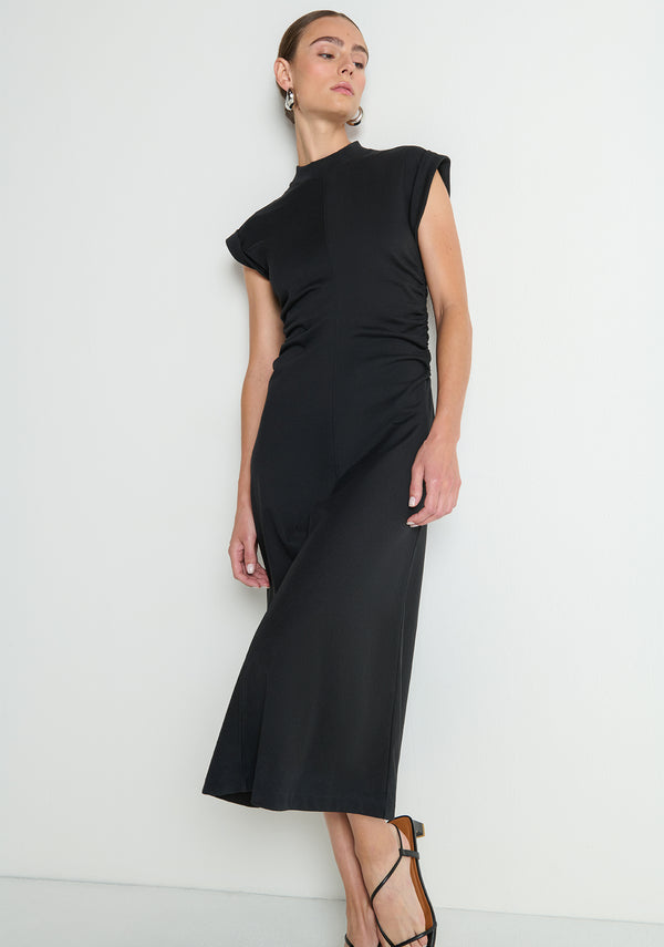 Na51285 Black Tshirt Dress