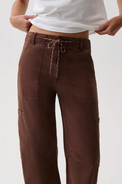 Pi6105 Chocolate Barrell Pant