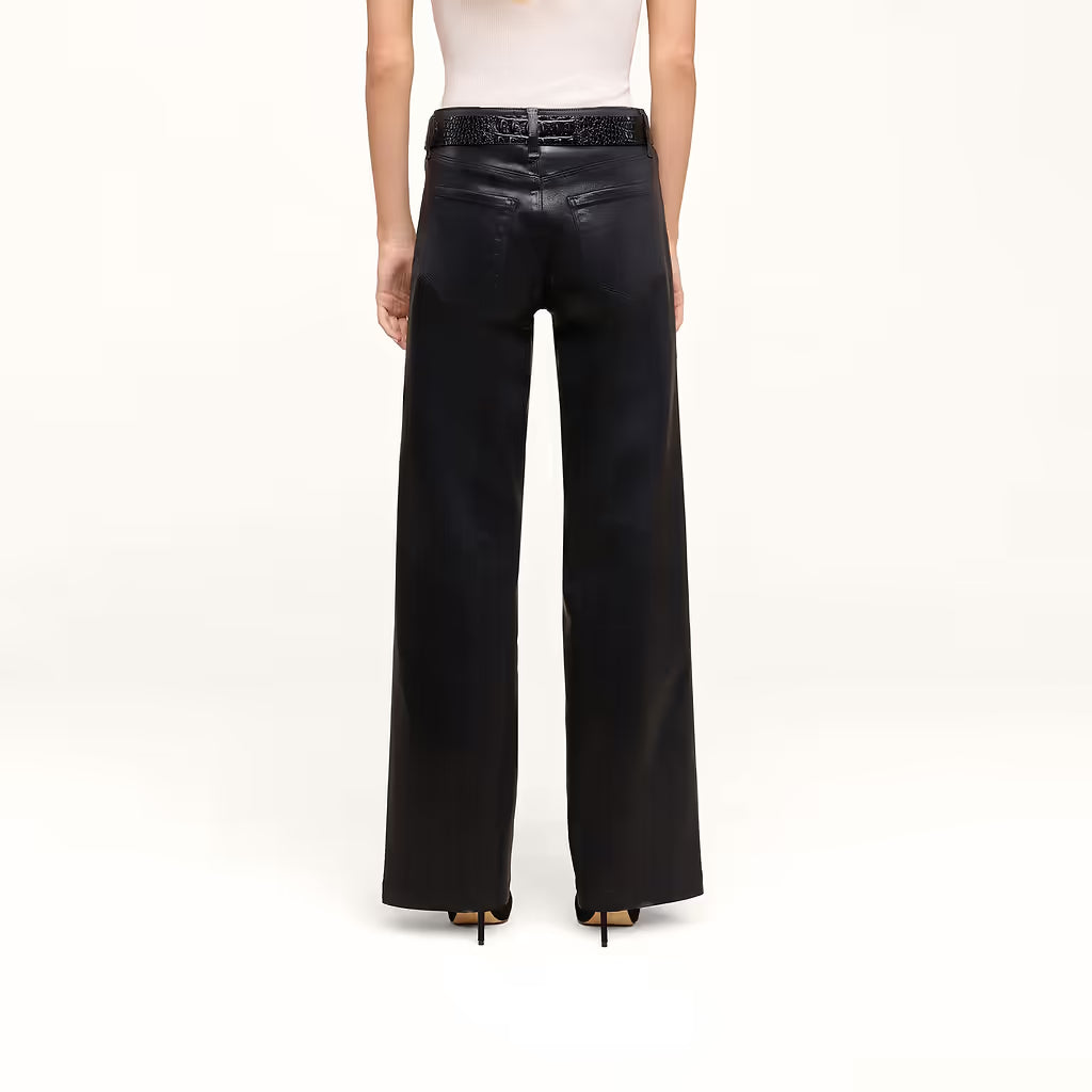 La2859 Black High Rise Wide Leg Jean