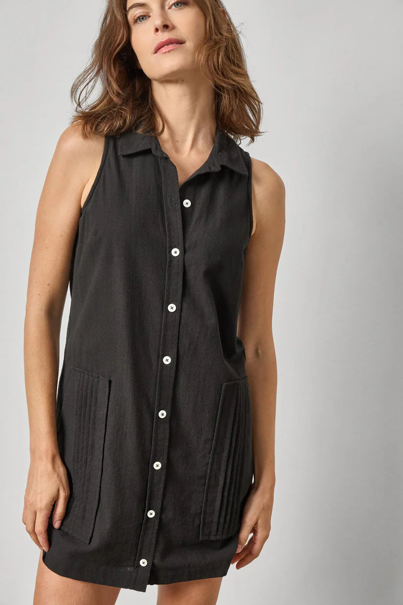 Lipa3360 Black Sleeveless Dress