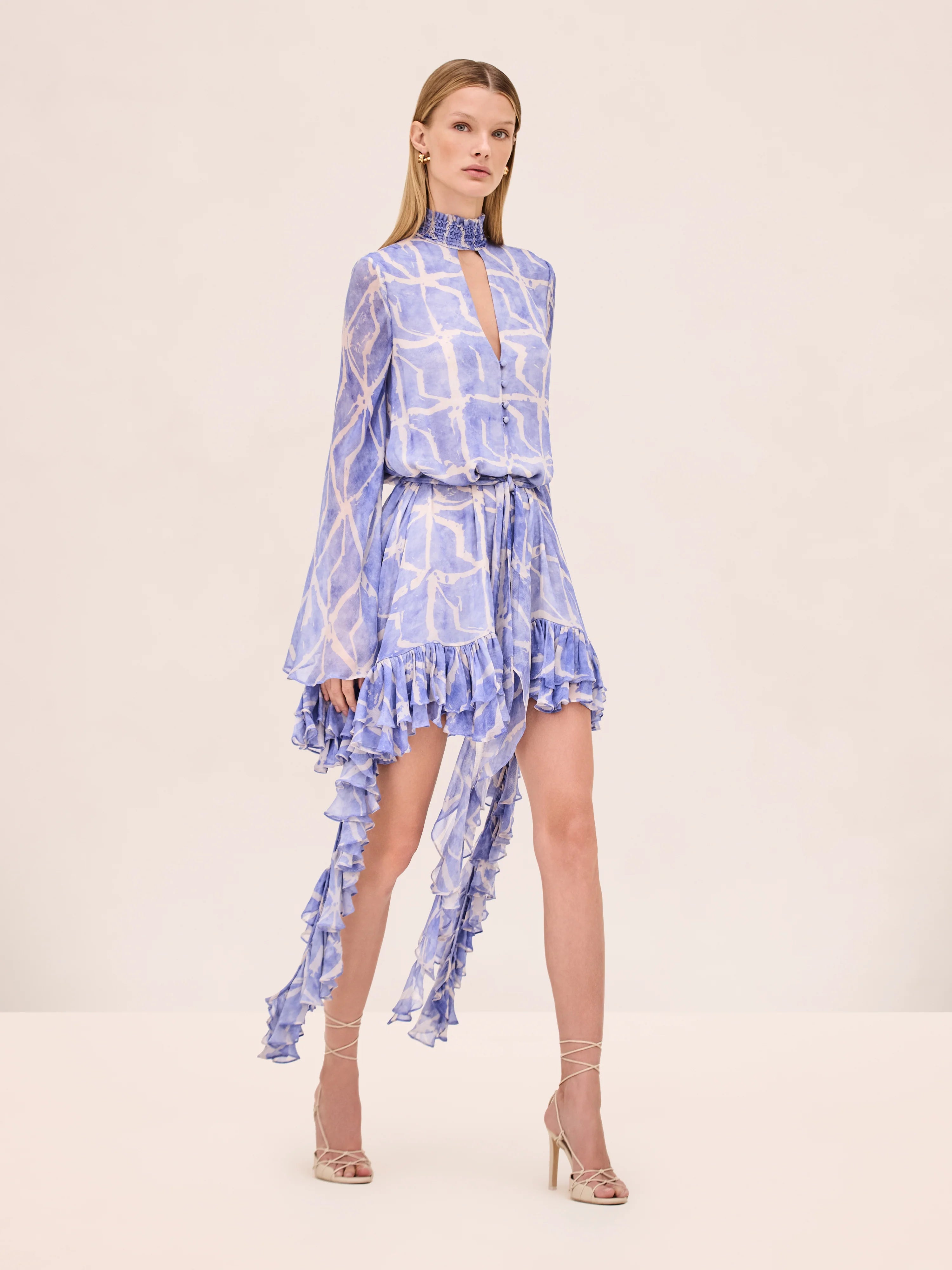 Al0655 Amalia Dress - Arctic Blue